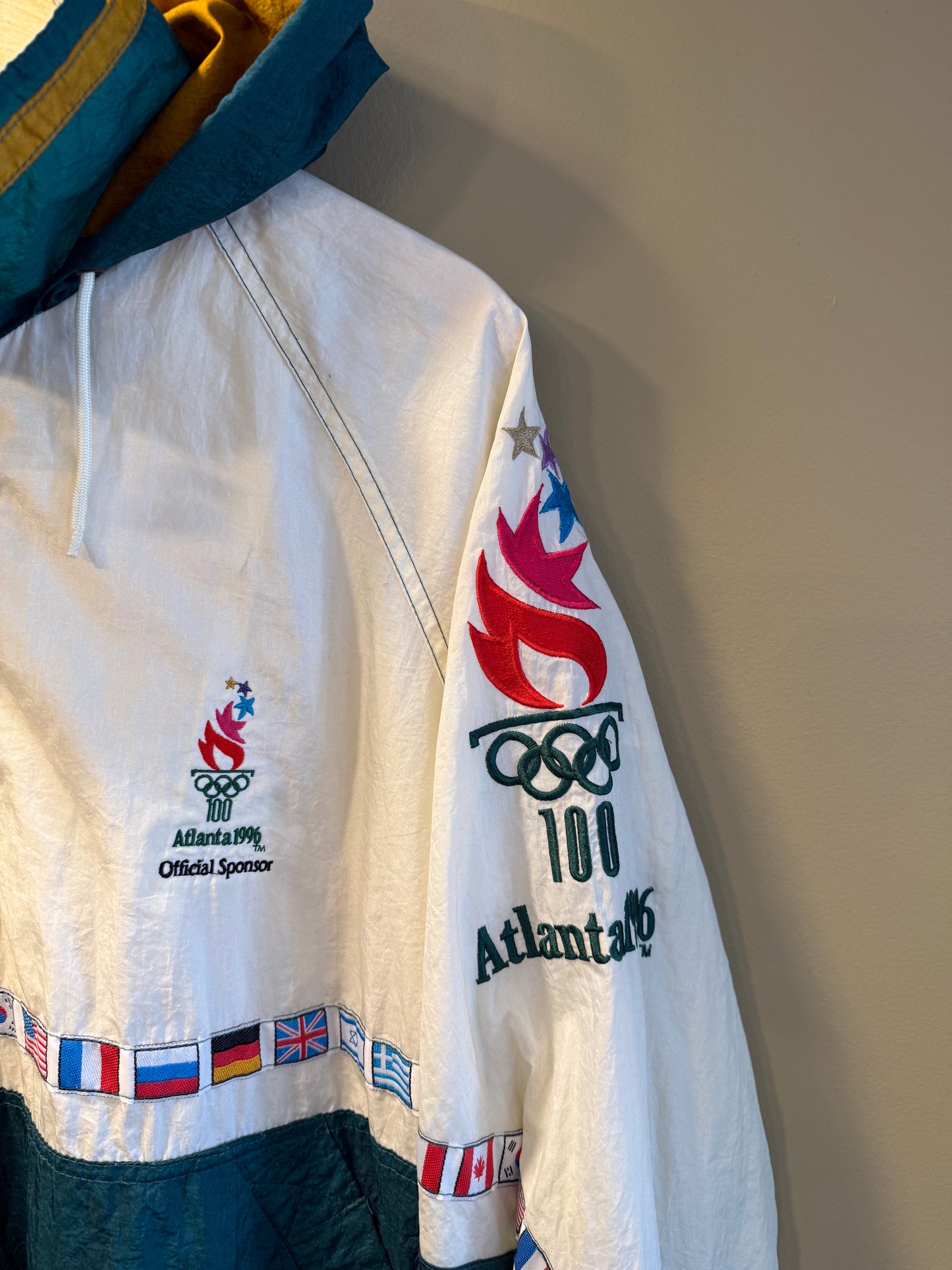 Vintage Starter 1996 Atlanta Olympics Anorak Windbreaker Jacket- L/XL