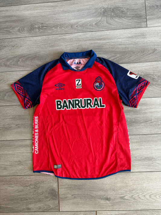 Vintage C.S.D. Municipal Guatemala Soccer Football Jersey- L