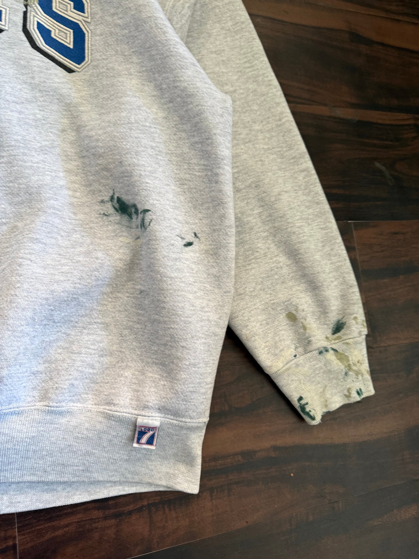Vintage Indianapolis Colts Distressed Paint Splattered Crewneck Sweatshirt- XXL