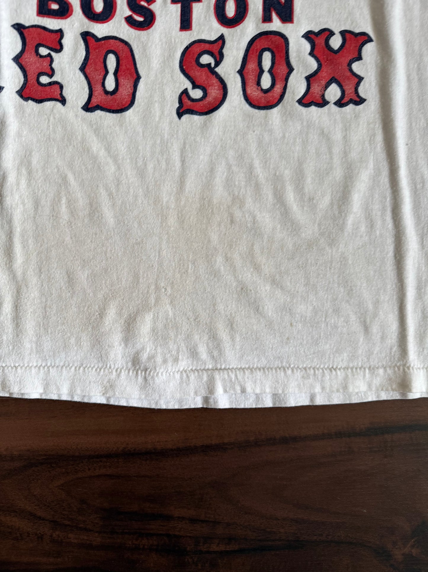Vintage Boston Red Sox 1986 American League Champs Ringer T-Shirt- M