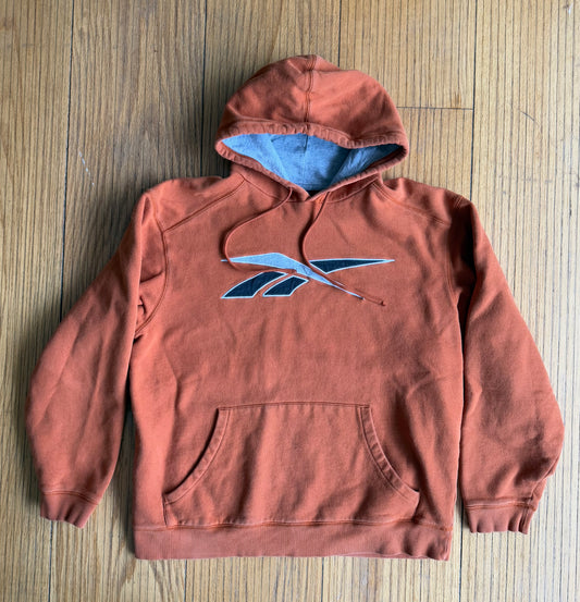 Vintage Reebok Burnt Orange Sweatshirt Hoodie- L