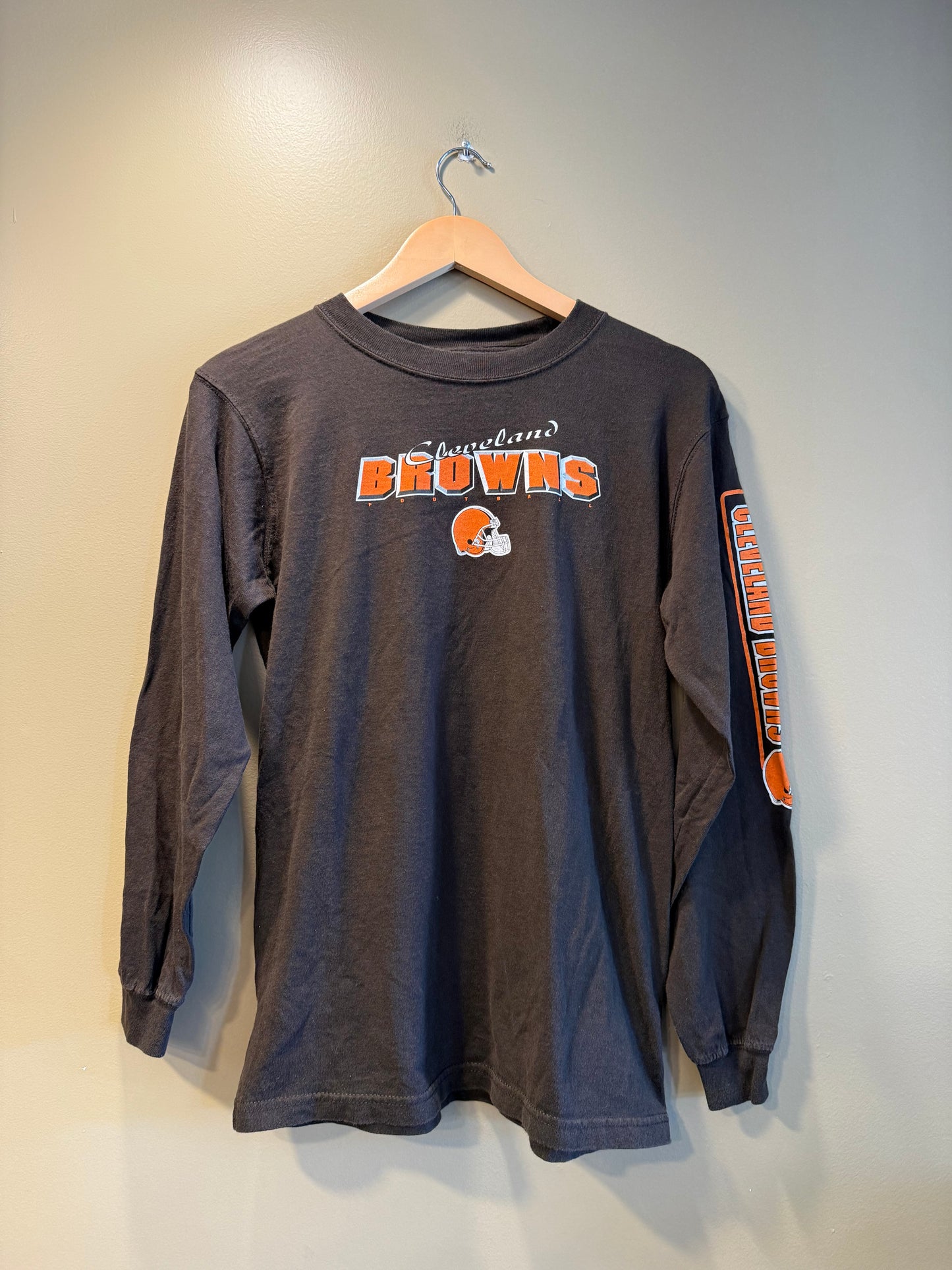 Vintage Cleveland Browns Long Sleeve Women’s T-Shirt- L