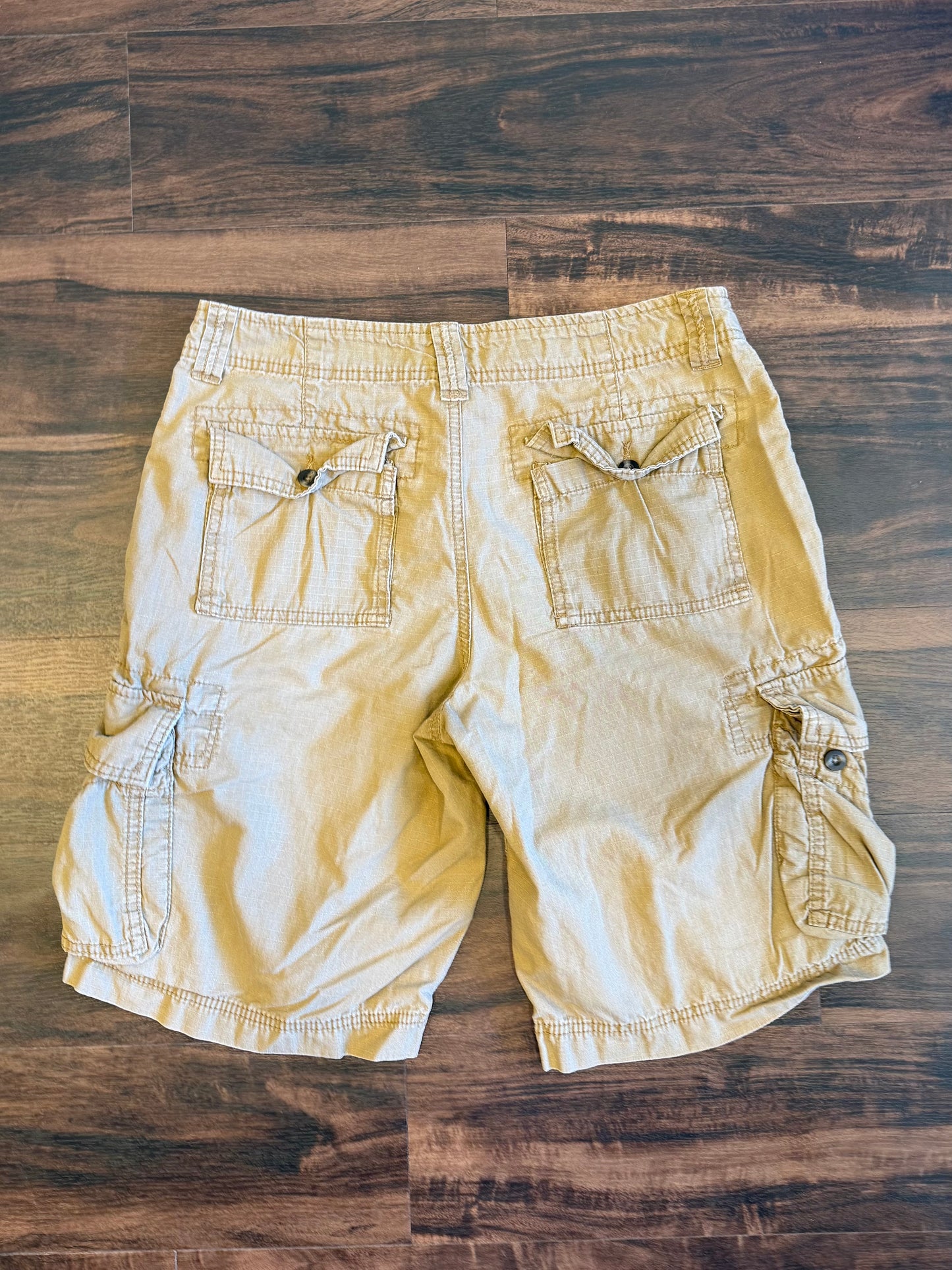 Vintage Mossimo Supply Co. Tan Cargo Shorts- 32