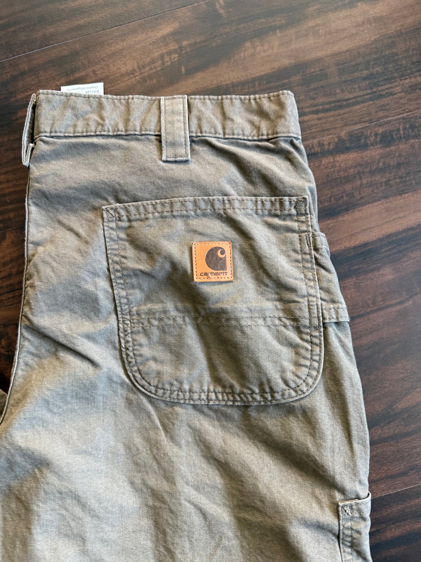 Vintage Carhartt Gray Canvas Carpenter Pants- 36x32