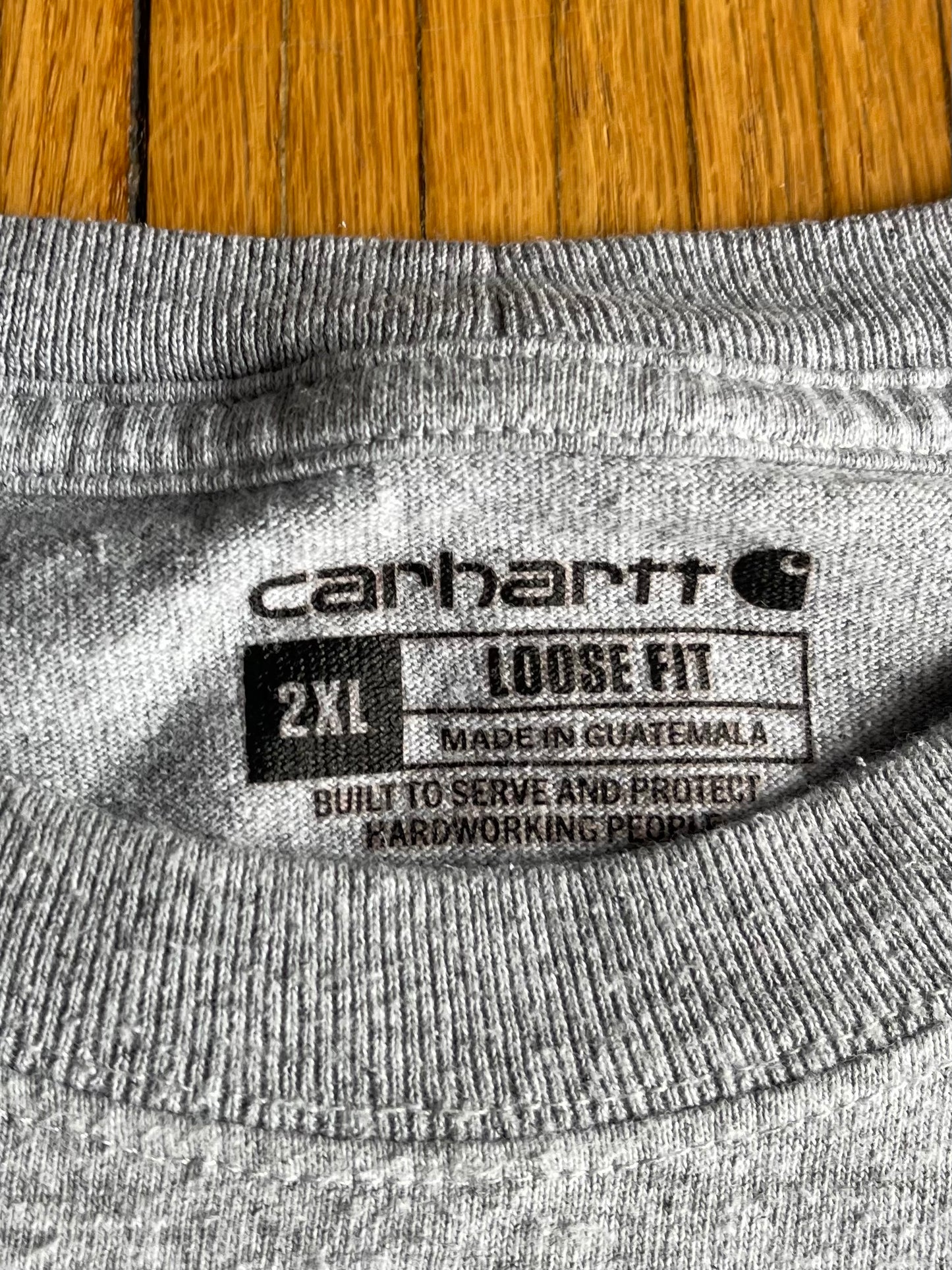 Vintage Carhartt Gray Pocket T-Shirt- XXL