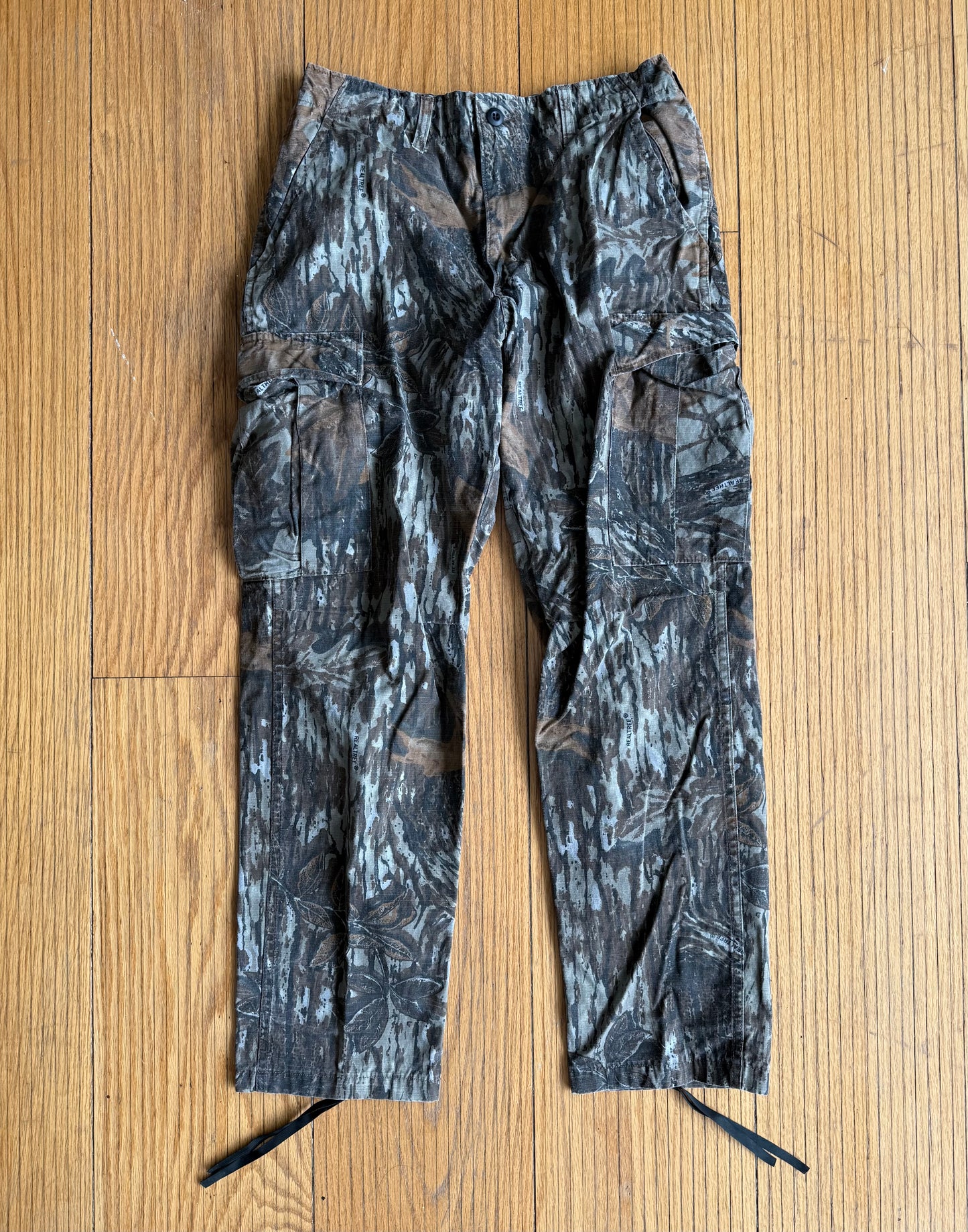 Vintage Rattlers Brand Real Tree Camouflage Cargo Pants- 30x31