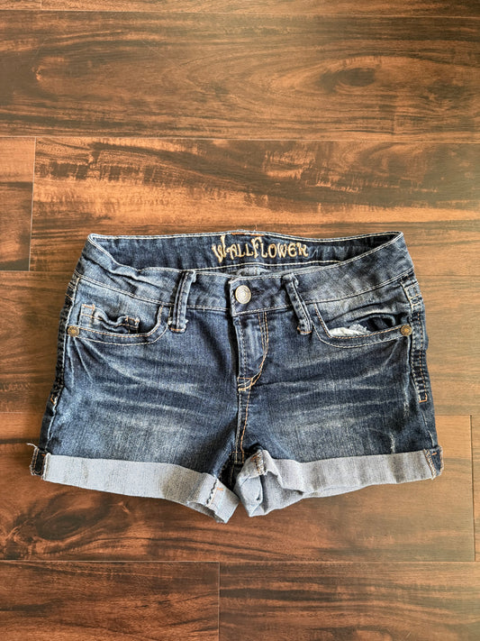 Vintage Y2K Wallflower Denim Jean Shorts- 28