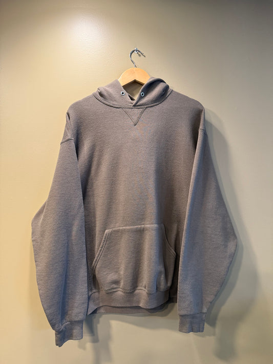 Vintage Russell Athletic Dark Tan Hoodie Sweatshirt- L