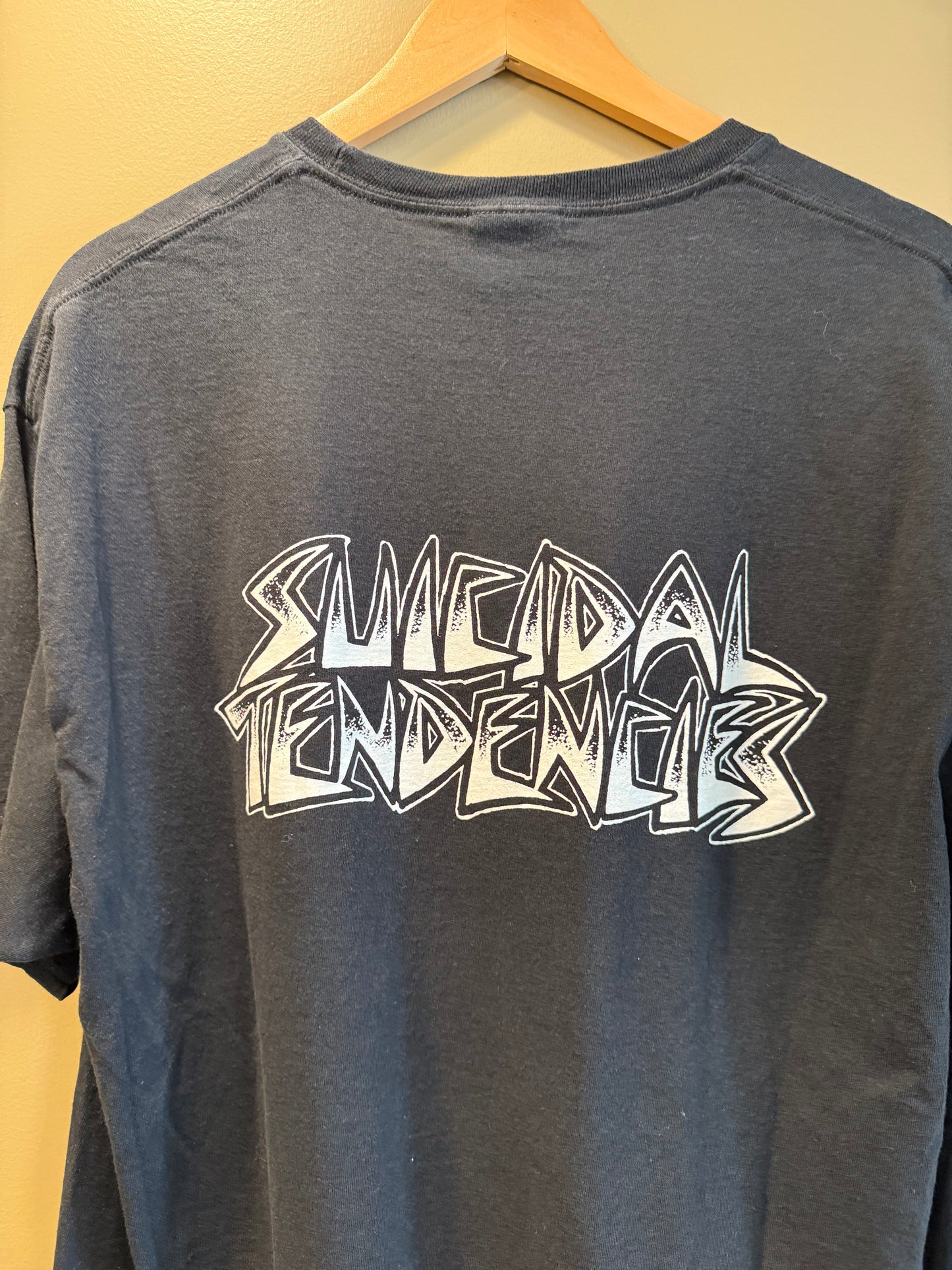 Vintage Suicidal Tendencies Black Punk T-Shirt- XL