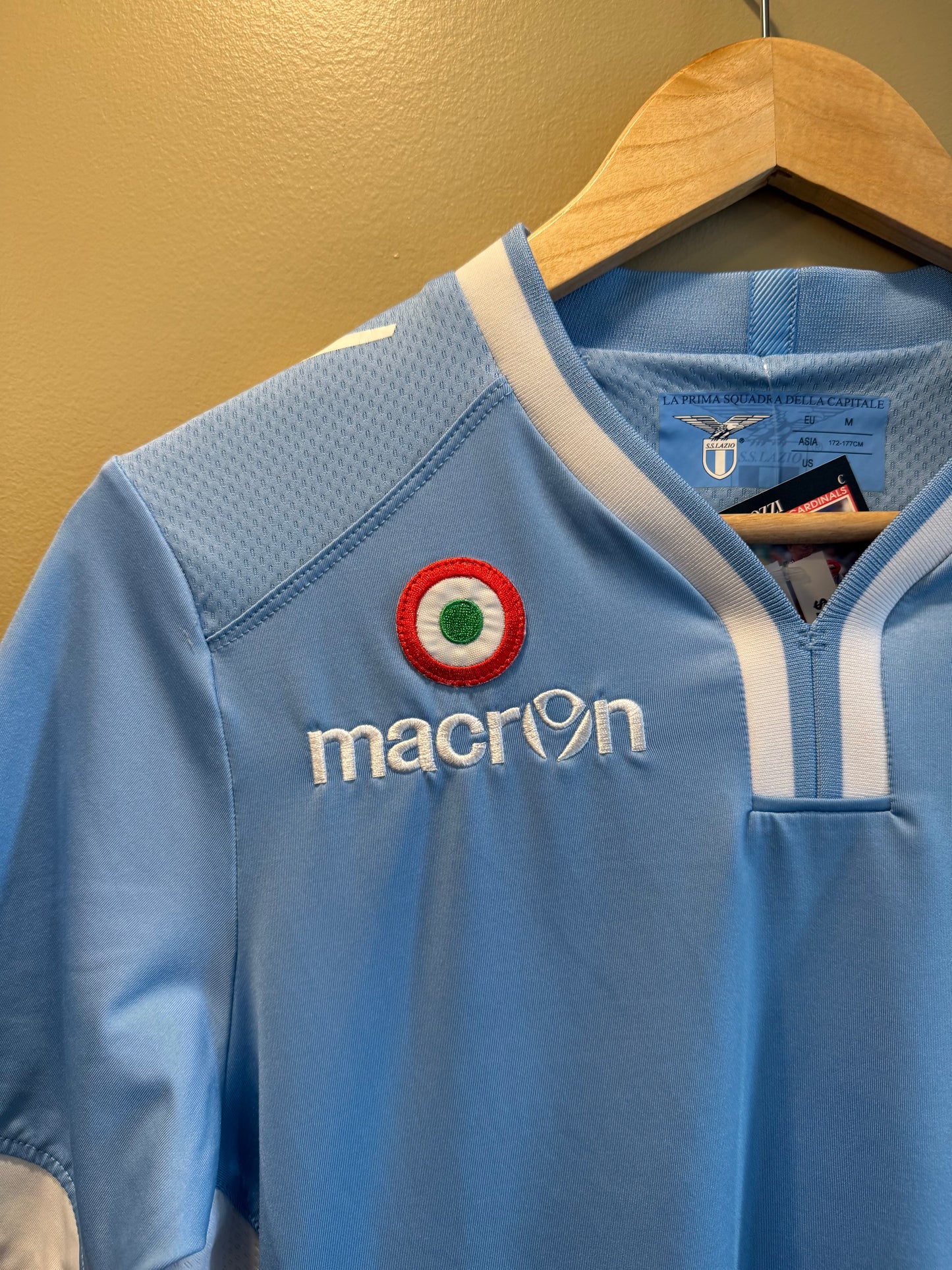 Vintage S.S. Lazio Italy Blue Soccer Football Jersey- M