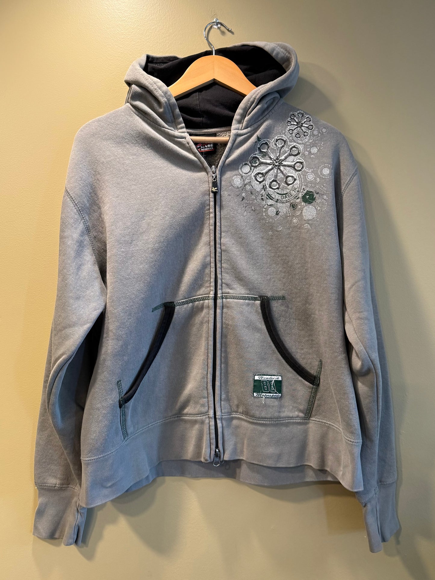 Vintage Y2K Chase Authentincs NASCAR Dale Jr. Hoodie Sweatshirt- S
