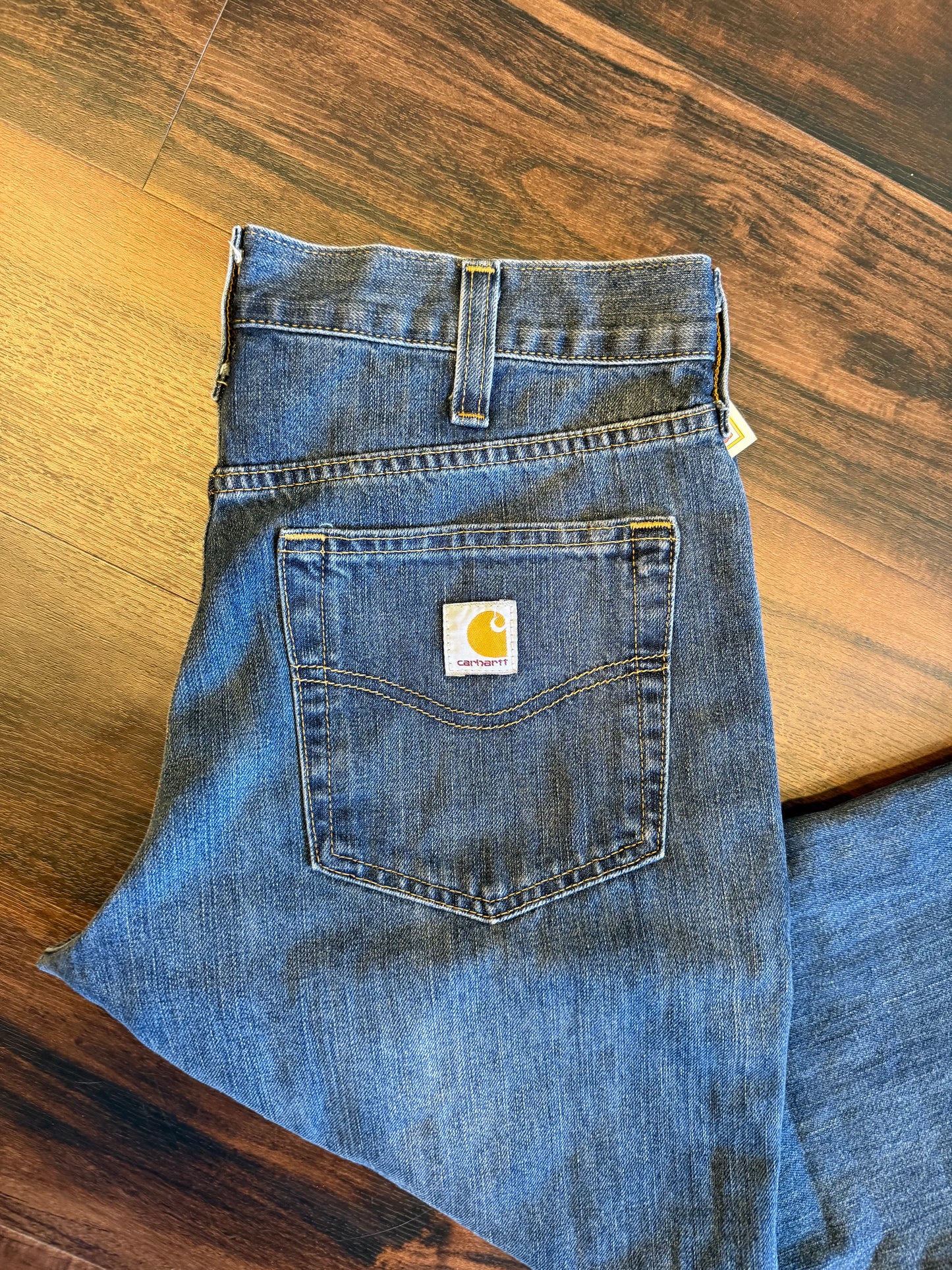 Vintage Carhartt Dark Wash Denim Jeans- 32x34