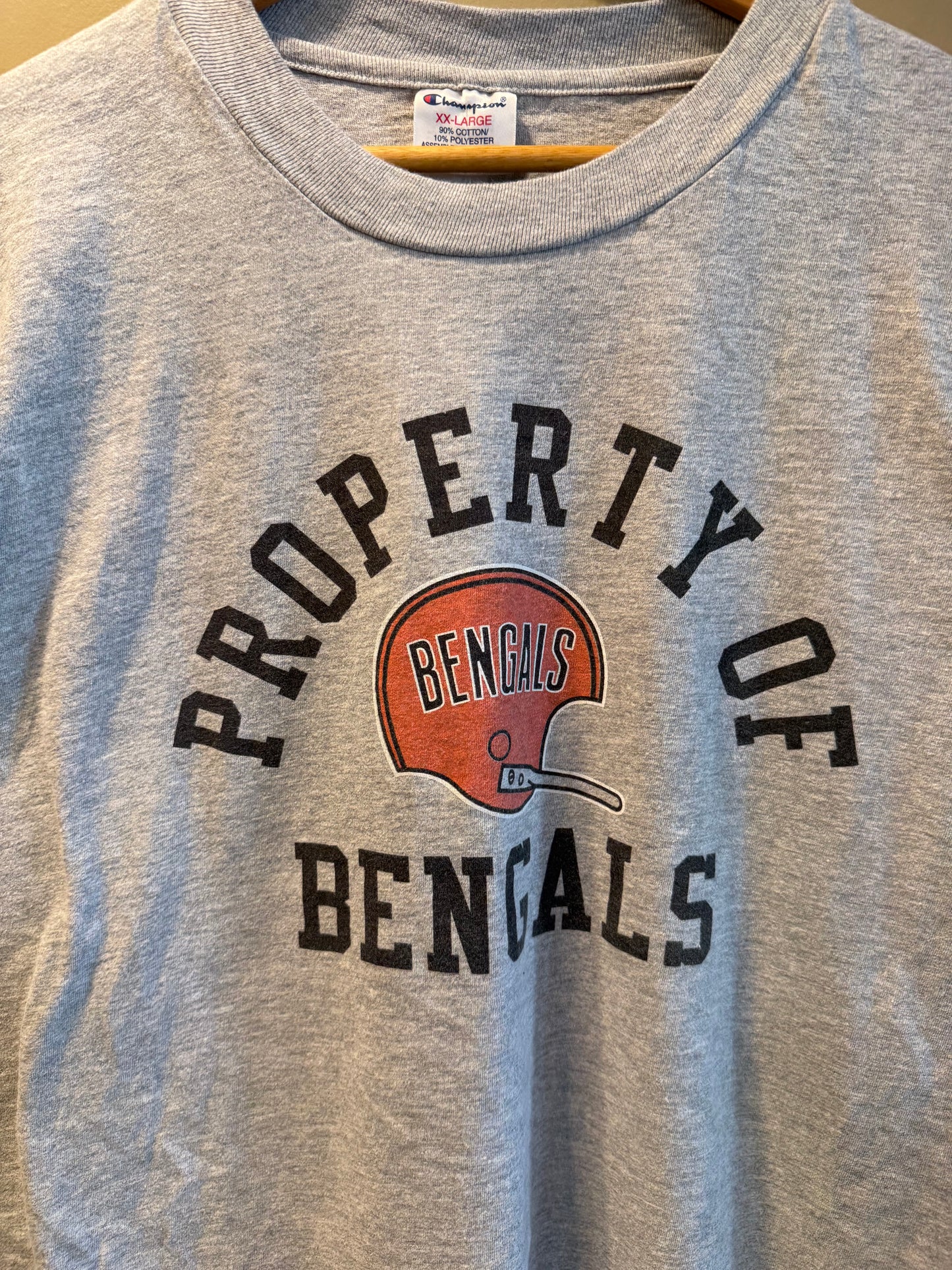 Vintage Cincinnati Bengals Gray T-Shirt- XXL