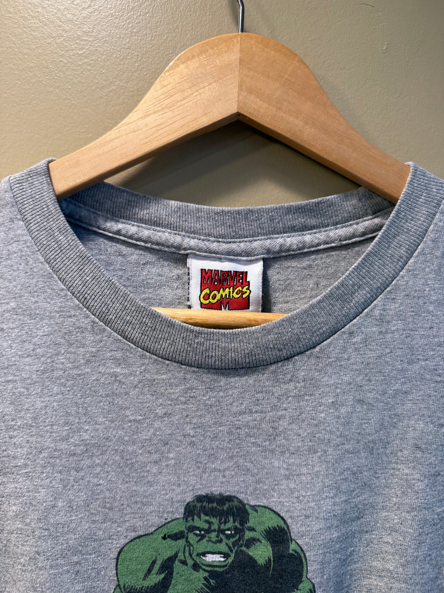 Vintage Marvel The Incredible Hulk Gray T-Shirt- S/M