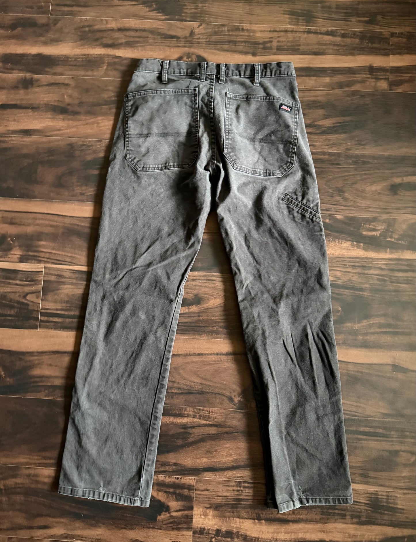 Vintage Dickies Black Cotton Canvas Workwear Pants- 30x32