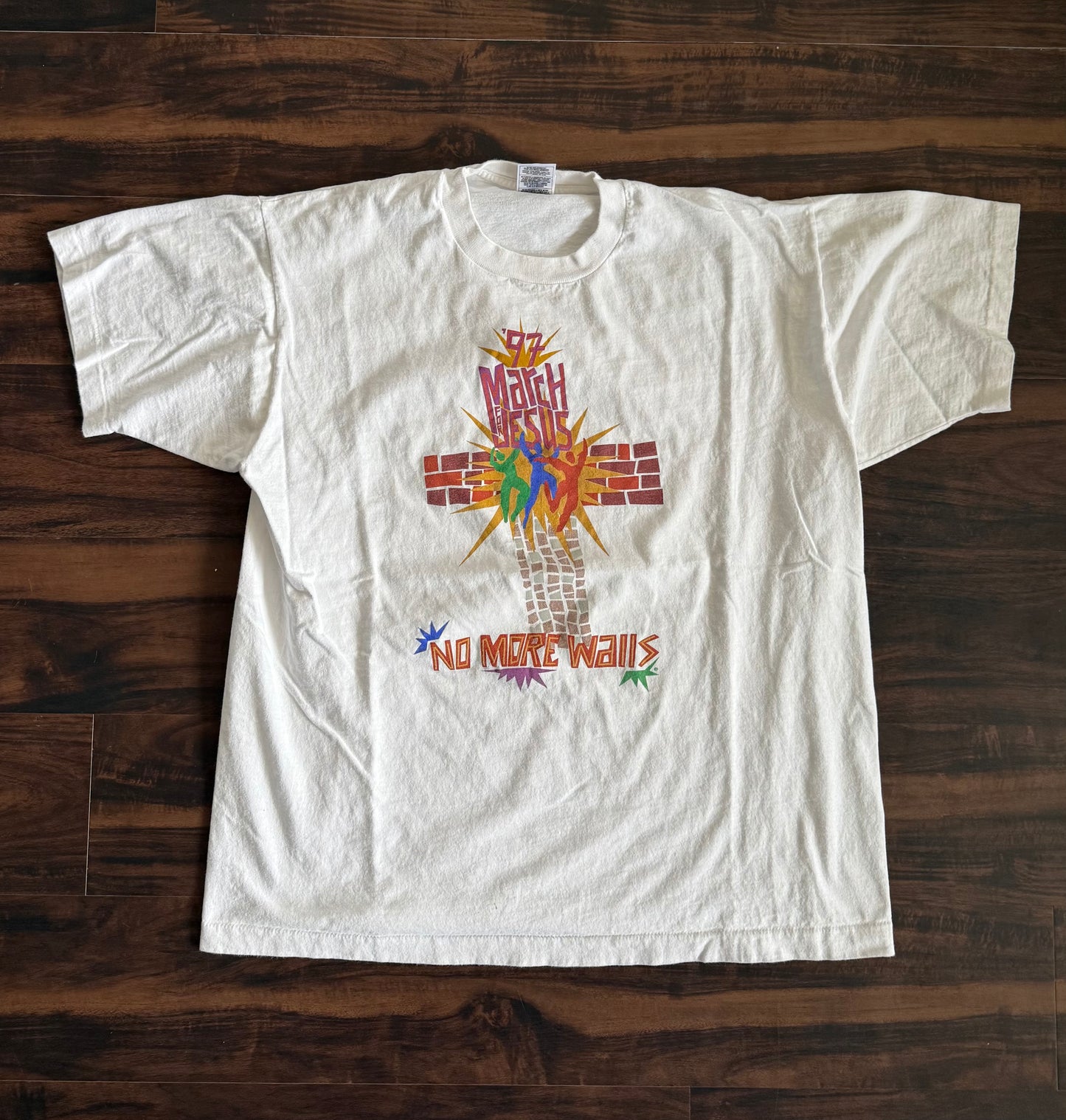 Vintage 1997 March For Jesus T-Shirt- XL