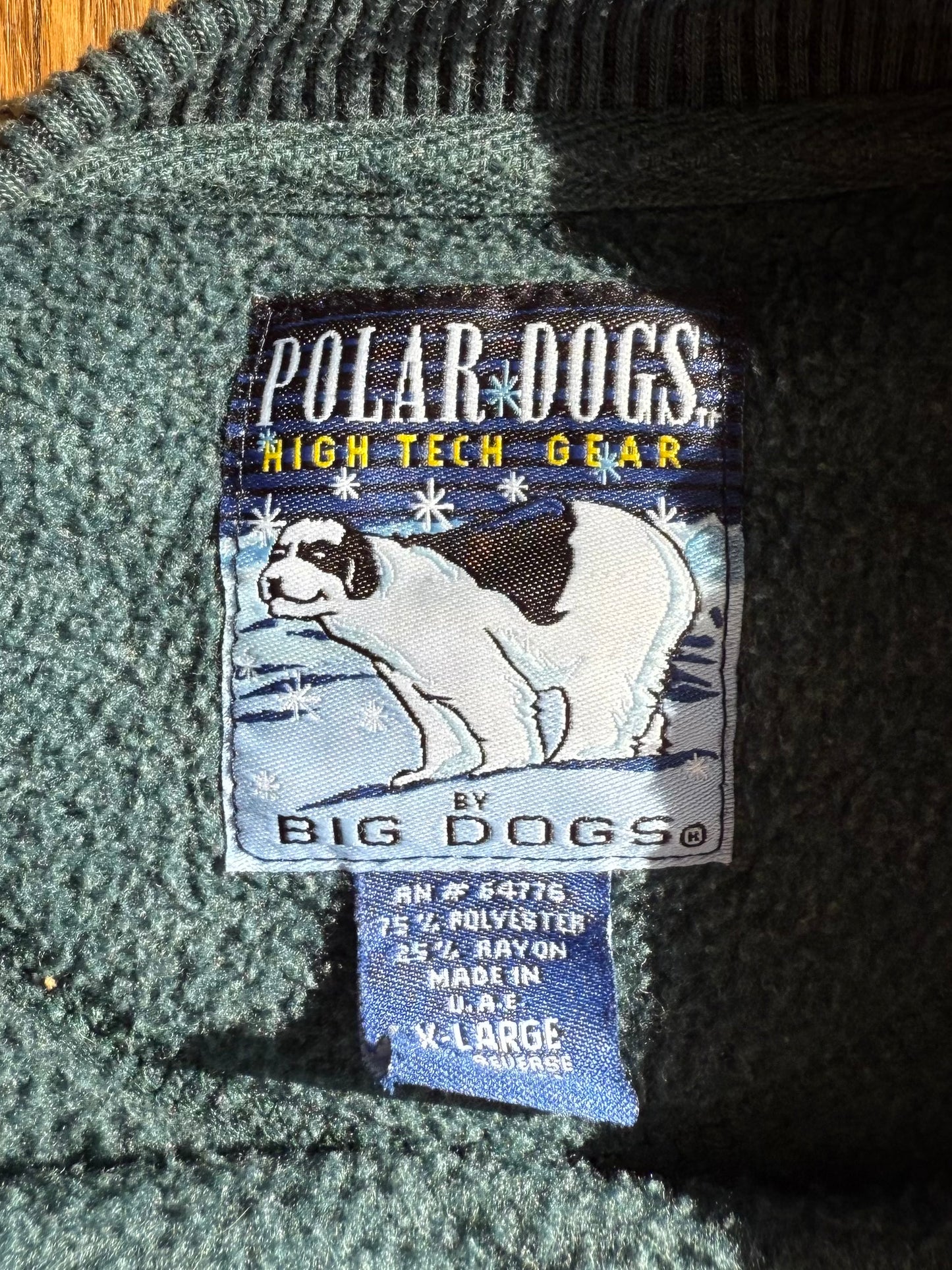 Vintage Big Dogs Fleece Crewneck Sweatshirt- XL