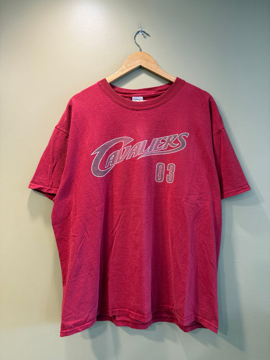 Vintage Cleveland Cavaliers 03 Red T-Shirt- XL