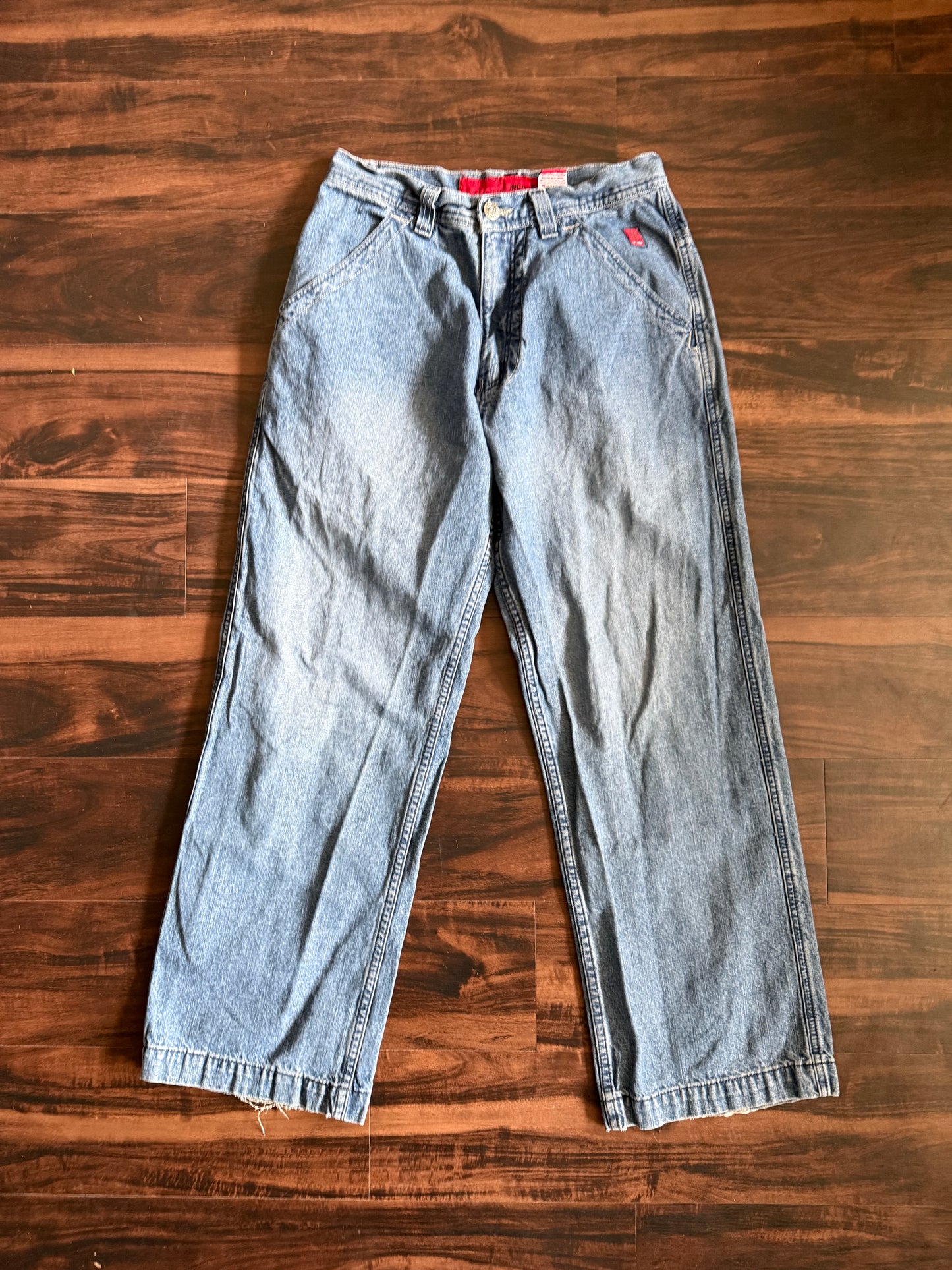 Vintage Y2K JNCO Baggy Streetwear Skull Denim Jeans- 30x32