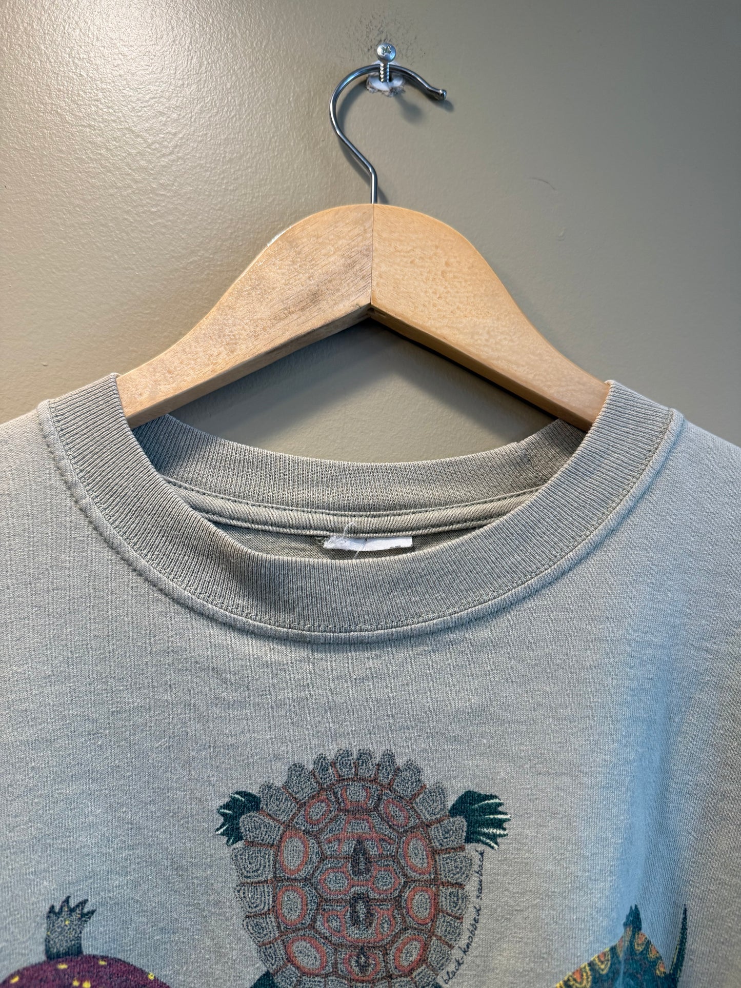 Vintage Turtles Green Long Sleeve T-Shirt- M