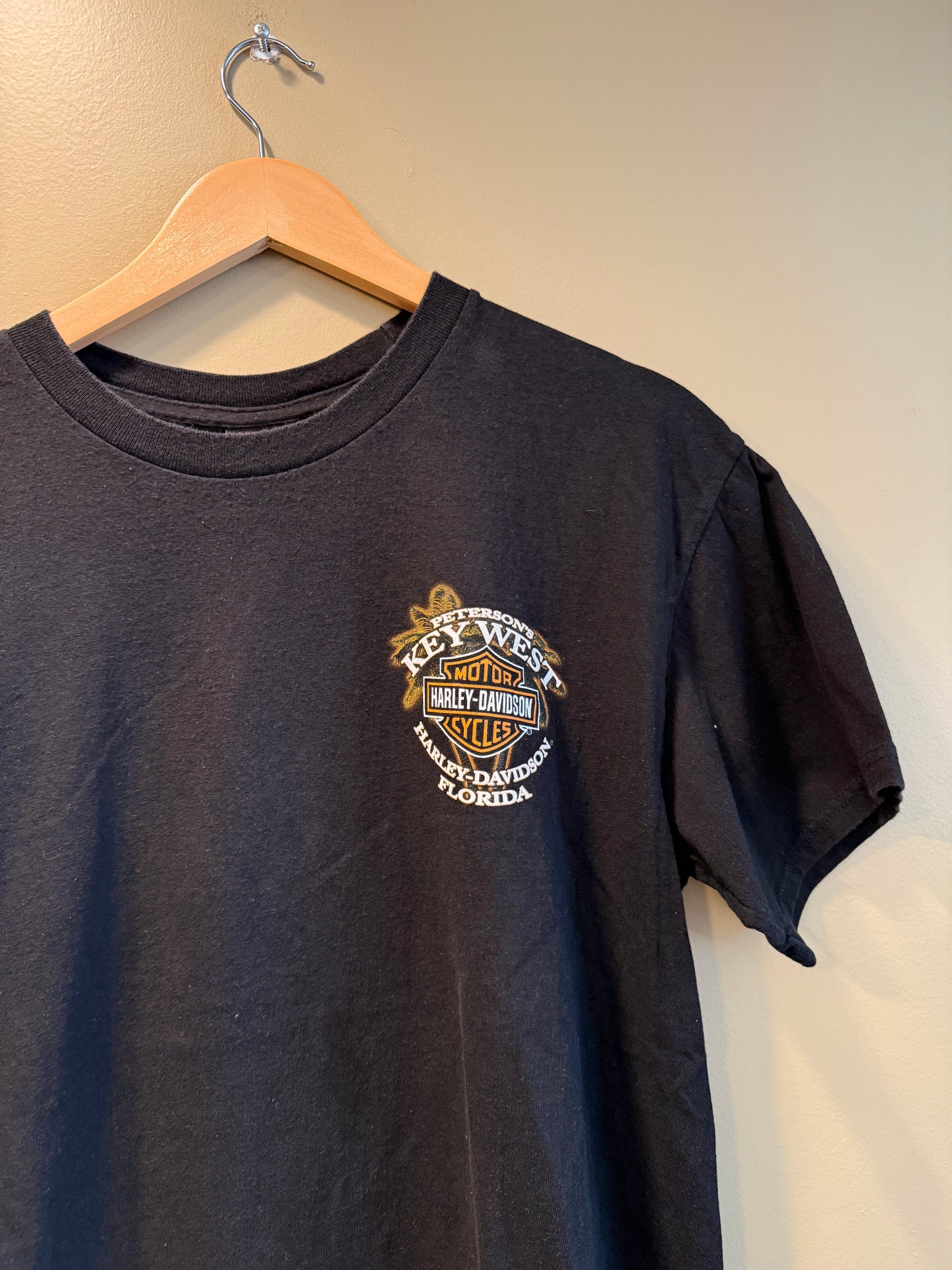 Vintage Harley Davidson Key West Black T-Shirt- L