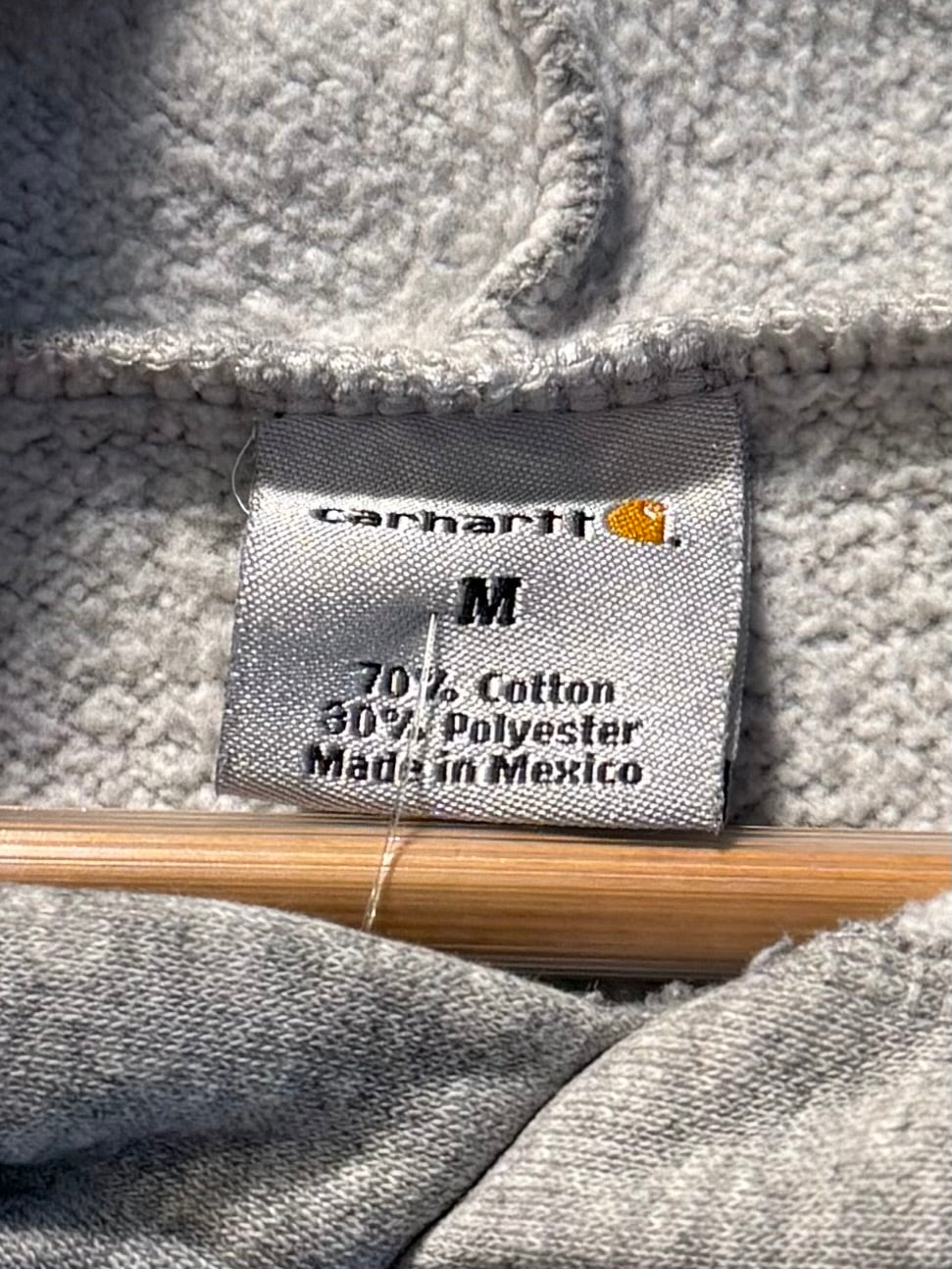Vintage Carhartt Gray Hoodie Sweatshirt- M