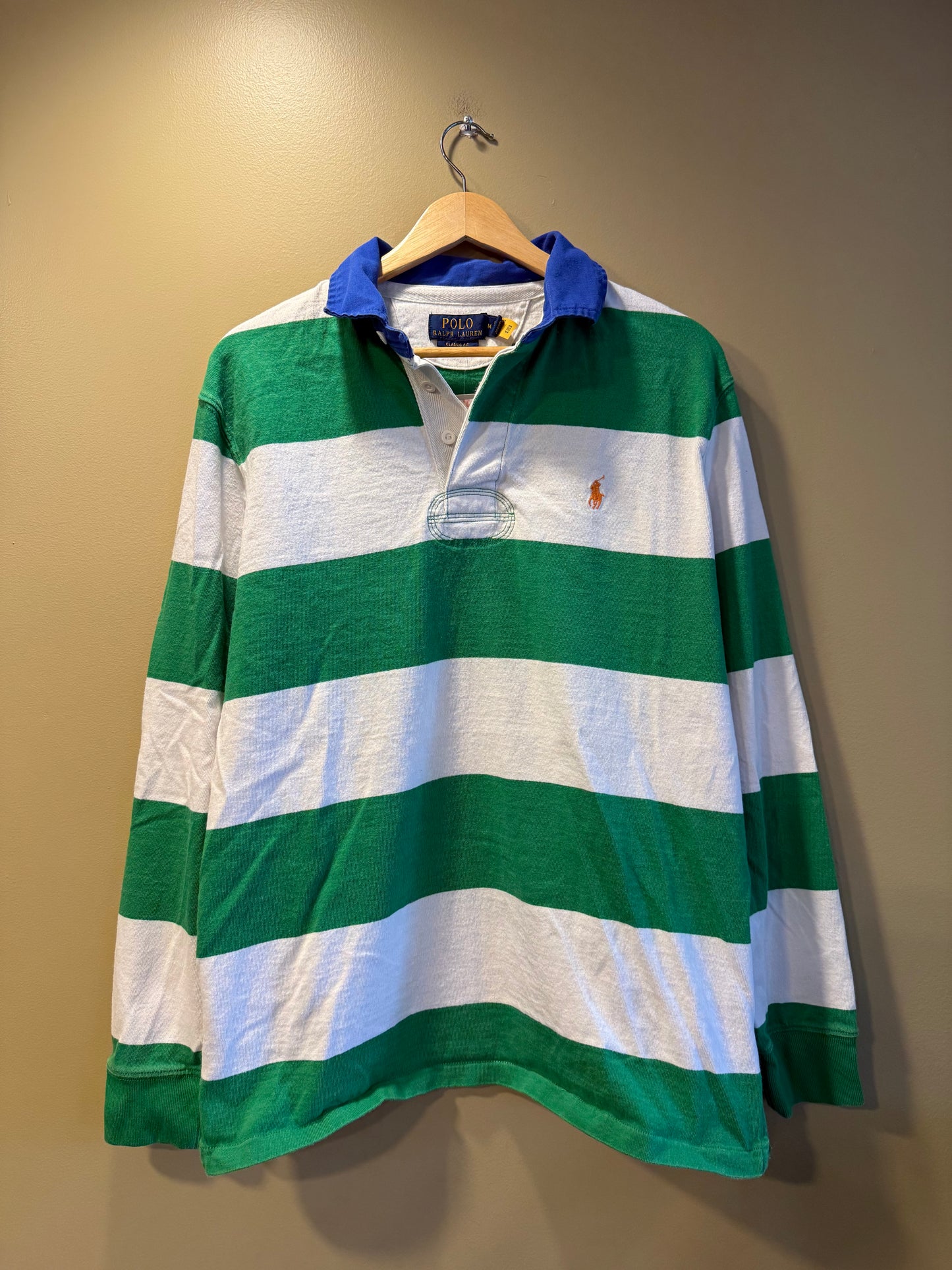 Vintage Polo Ralph Lauren Striped Rugby Shirt- M
