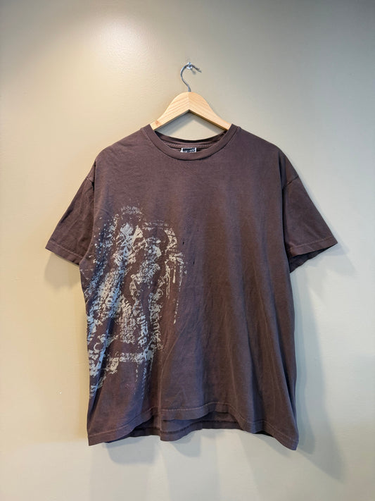 Vintage Y2K Fox Racing Brown T-Shirt- XL