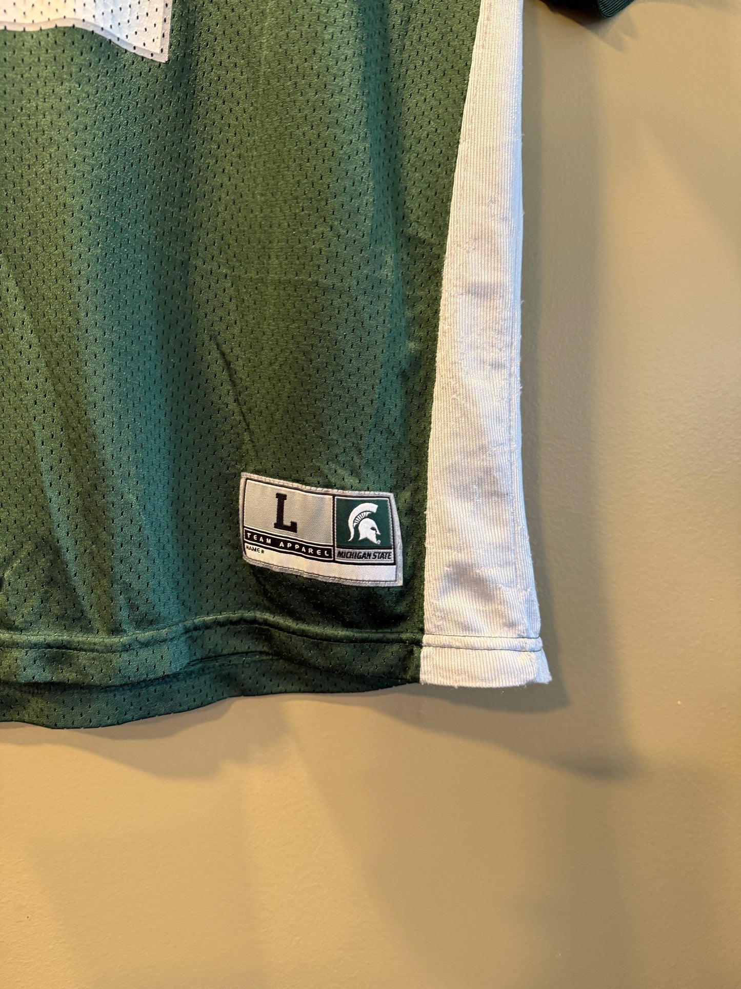 Vintage Michigan State University Green Football Jersey- M