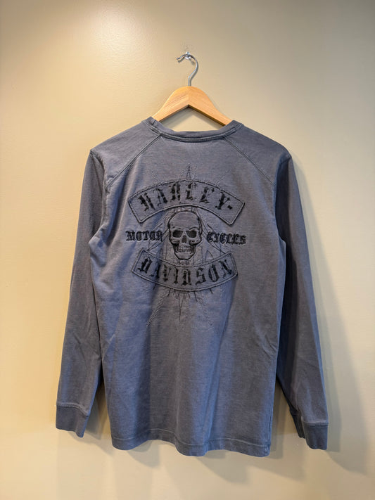 Vintage Harley Davidson Gotchix Embroidered Long Sleeve T-Shirt- M