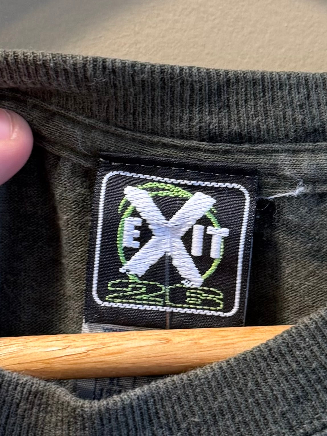 Vintage Exit 26 Distressed Military Grunge T-Shirt- M