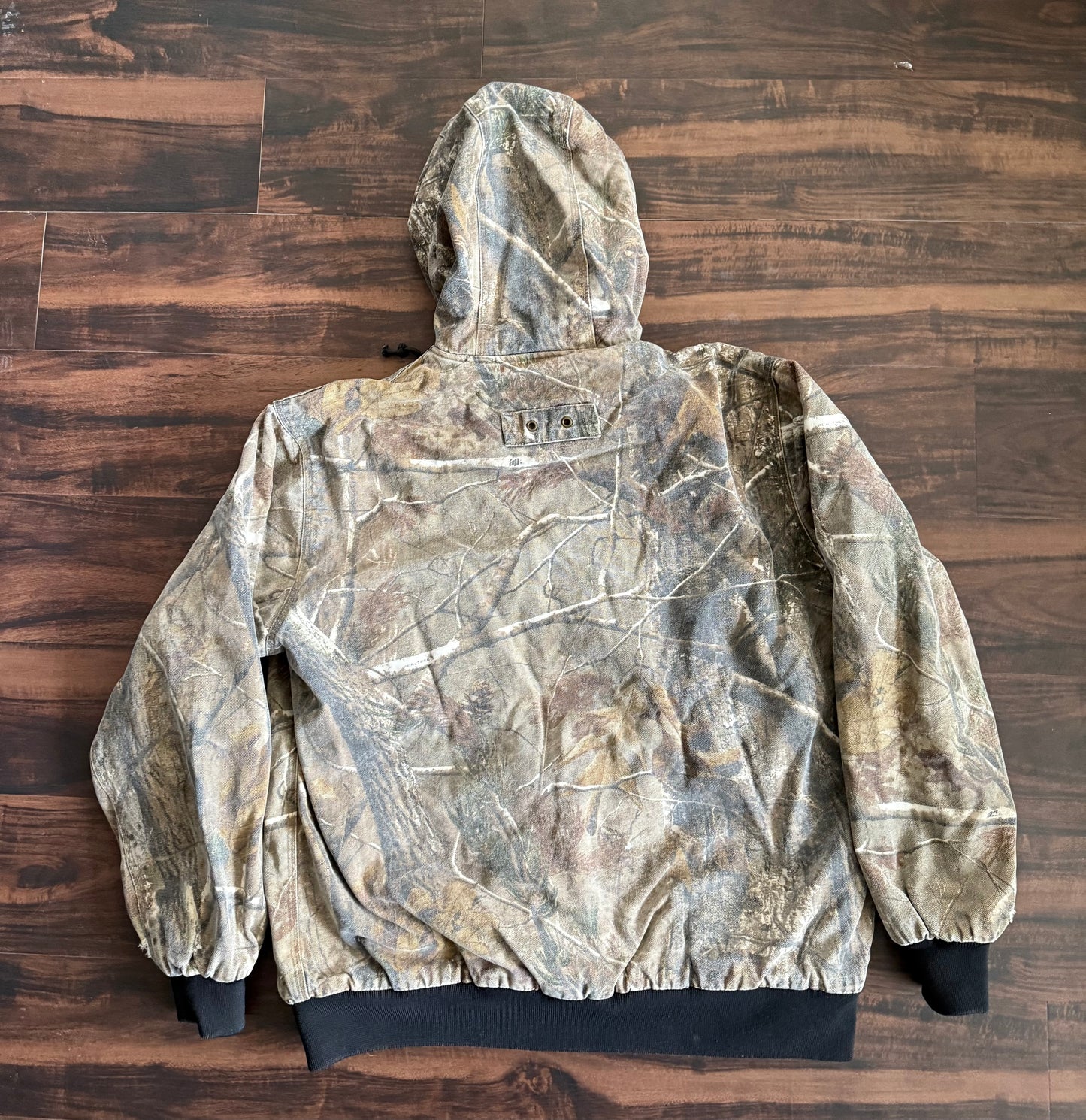 Vintage Levi’s Real Tree Camouflage Hooded Canvas Jacket- M