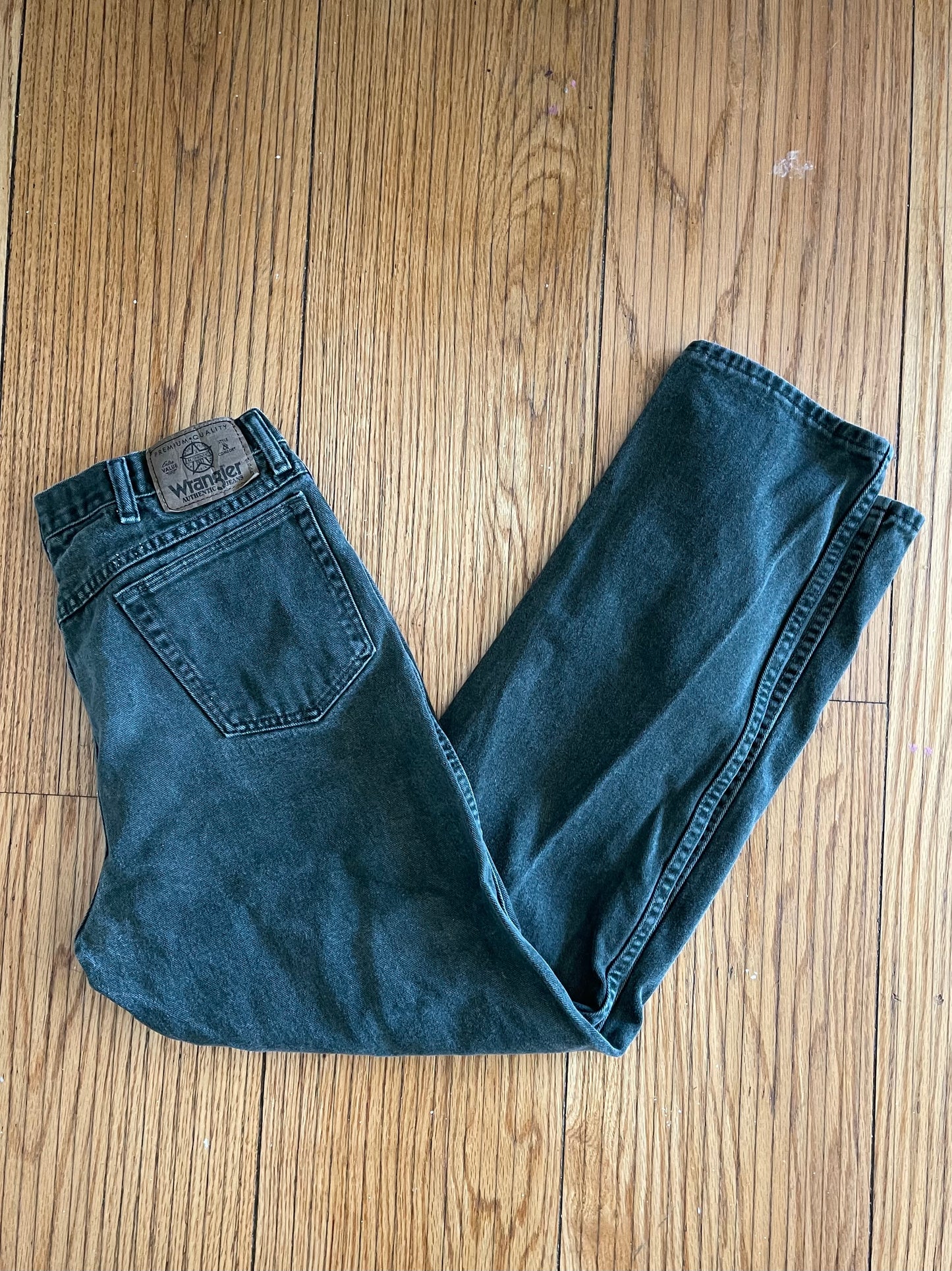 Vintage Wrangler Dark Green Denim Jeans- 30x30