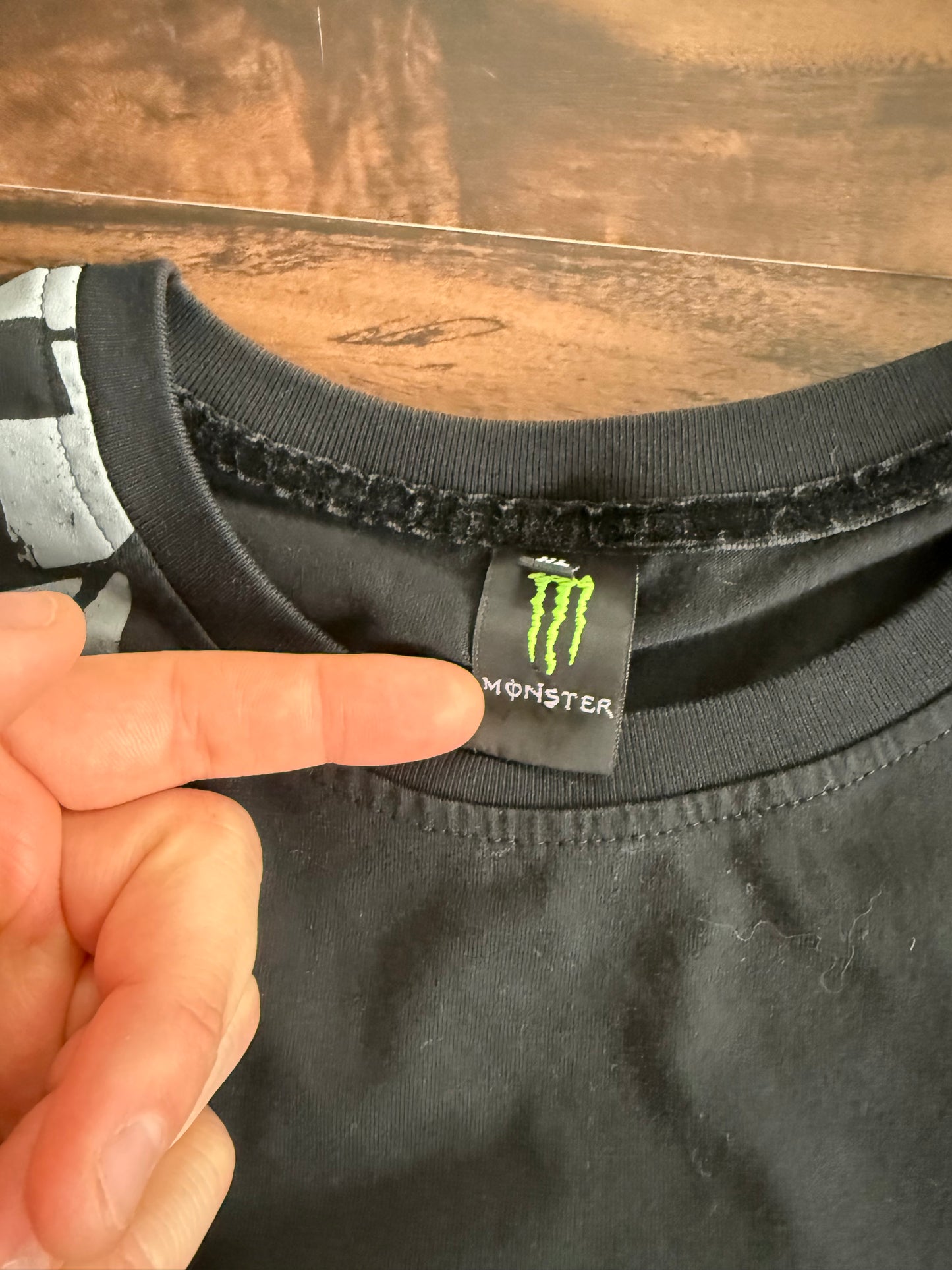 Vintage Y2K Monster Fox Racing T-Shirt-M