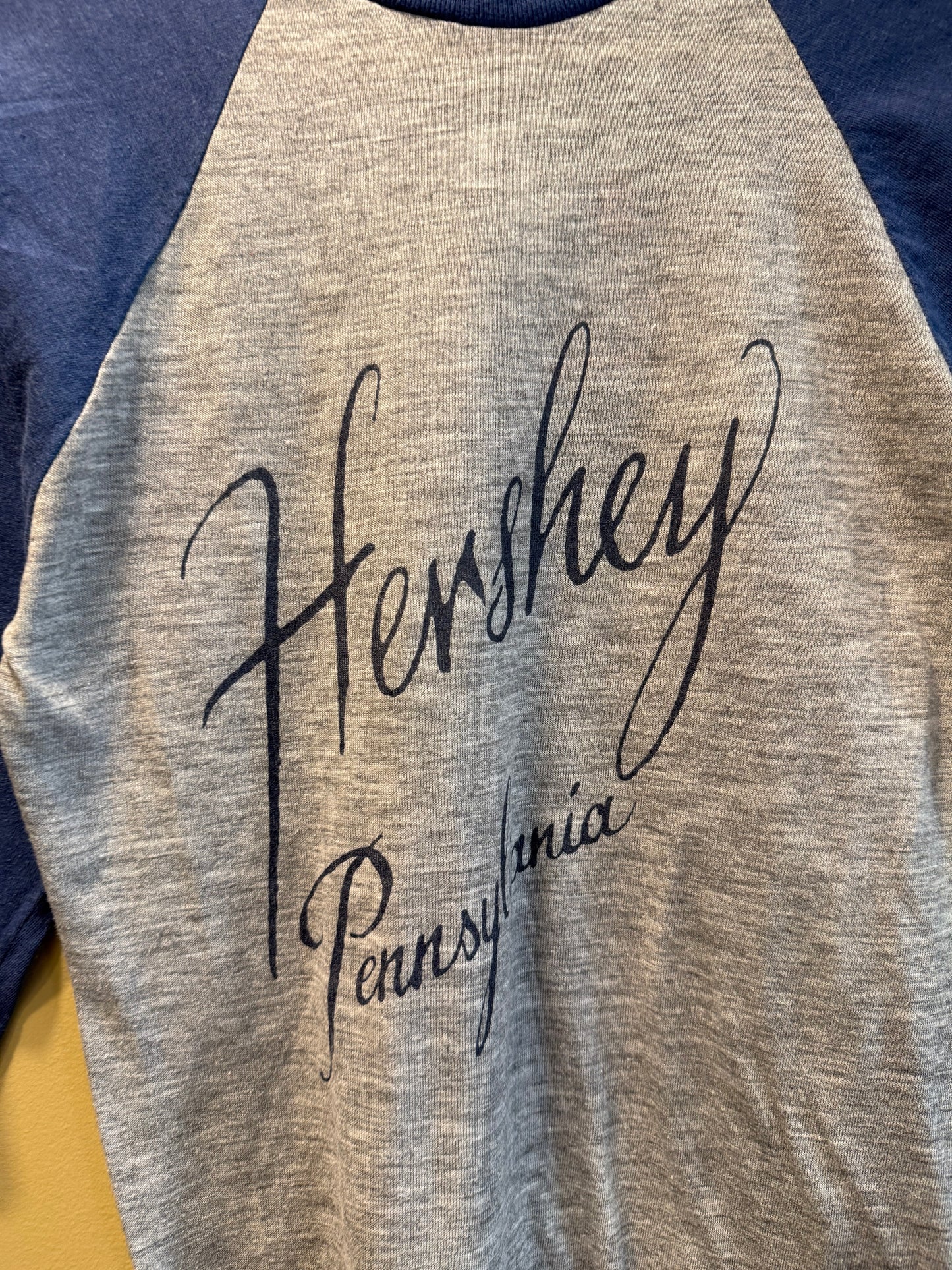 Vintage 70s Hershey Pennsylvania Raglan T-Shirt- S
