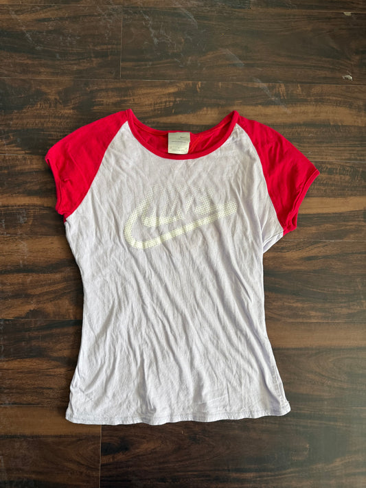Vintage Y2K Nike Athletic Baby Tee T-Shirt- M