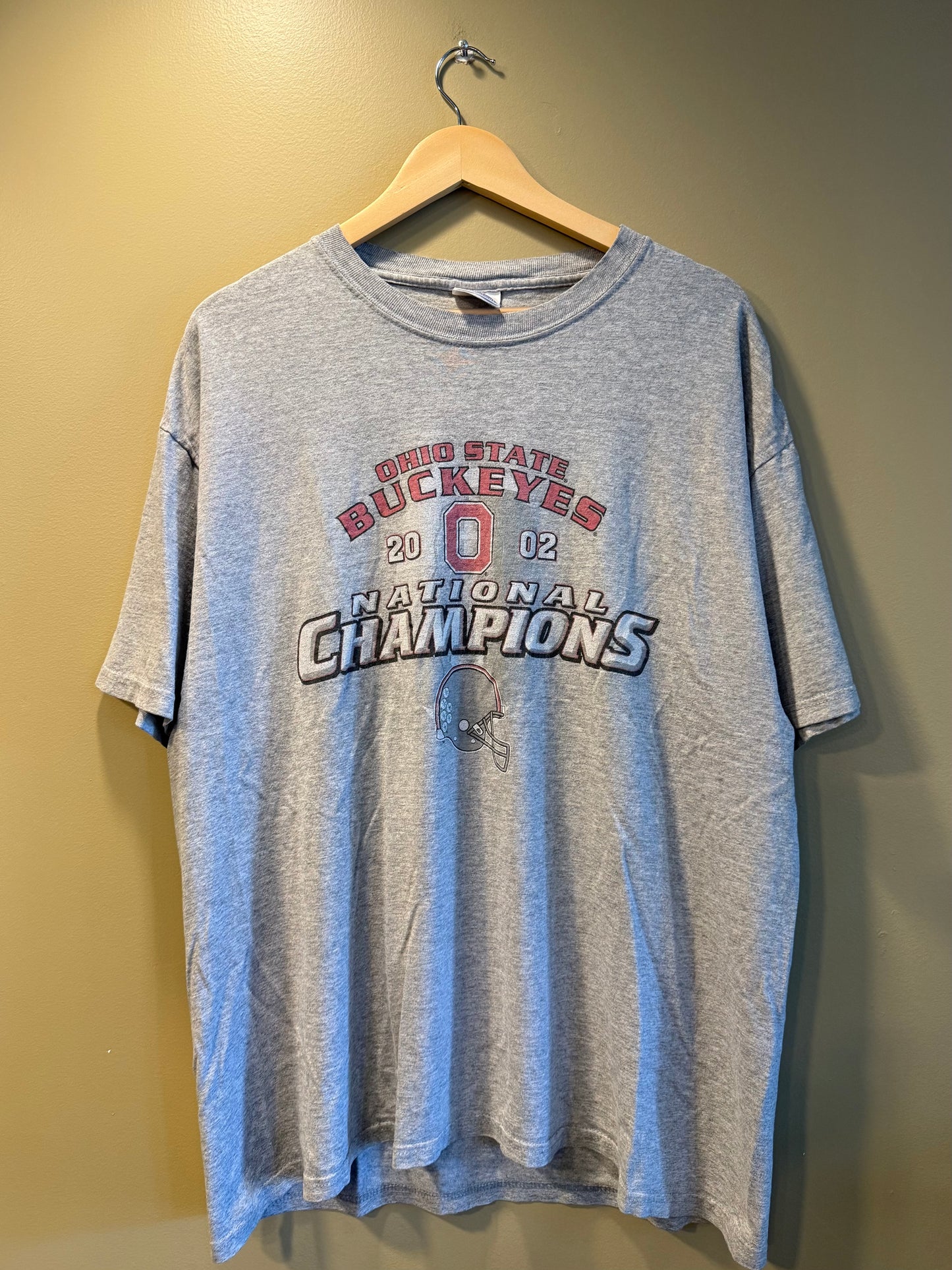 Vintage Ohio State University Buckeyes 2002 National Champions T-Shirt- XL