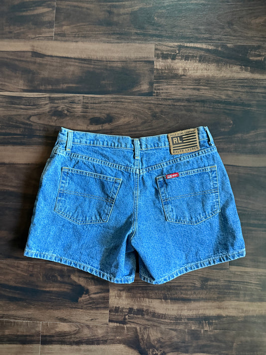 Vintage Y2K Polo Jeans Co. Denim Jean Shorts- 33