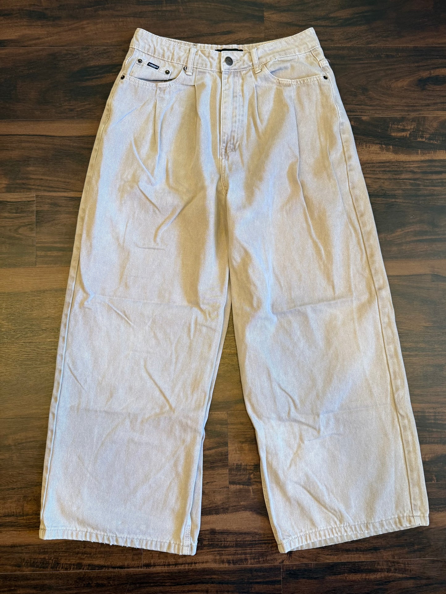 Minga London Wide Leg Tan Streetwear Pants- 30x30