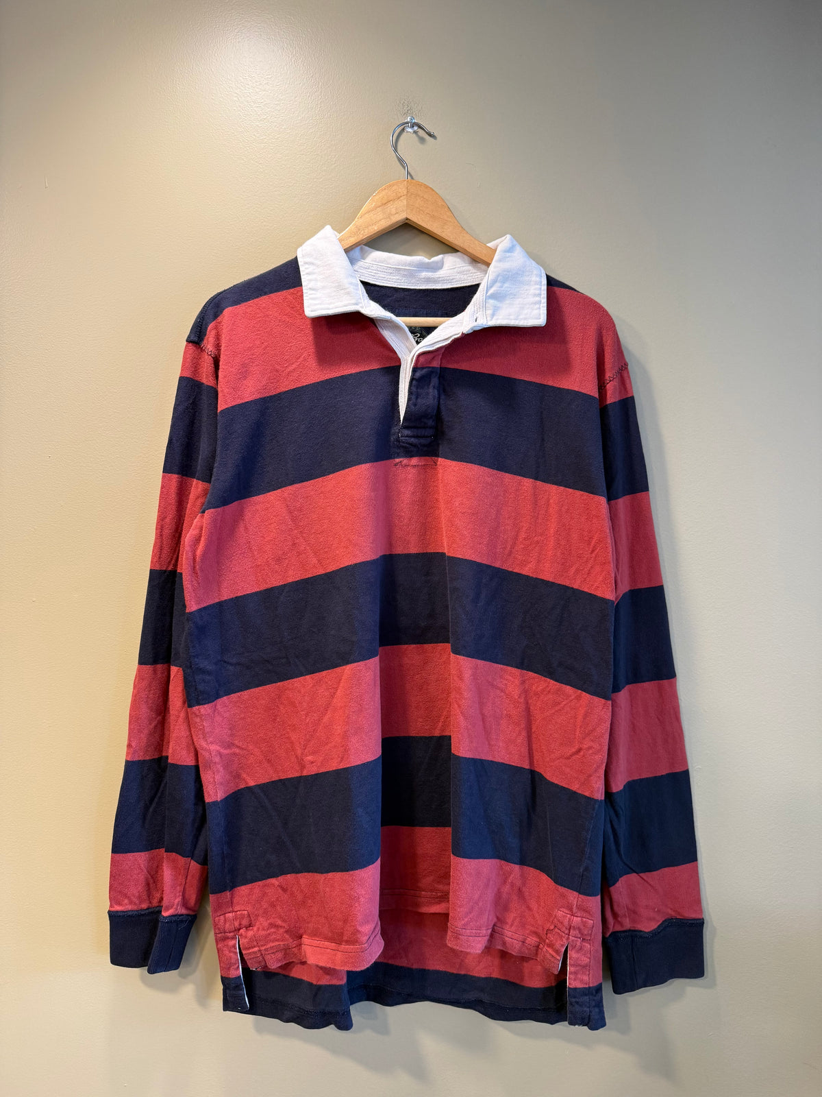 Vintage Eddie Bauer Striped Rugby Shirt- L