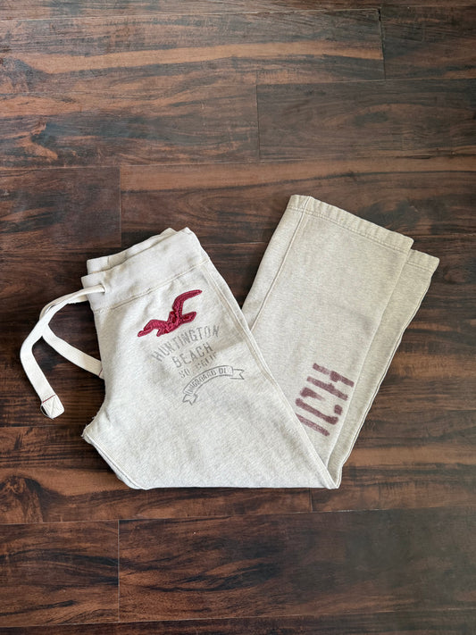 Vintage Y2K Hollister Gray Sweatpants- 32x29