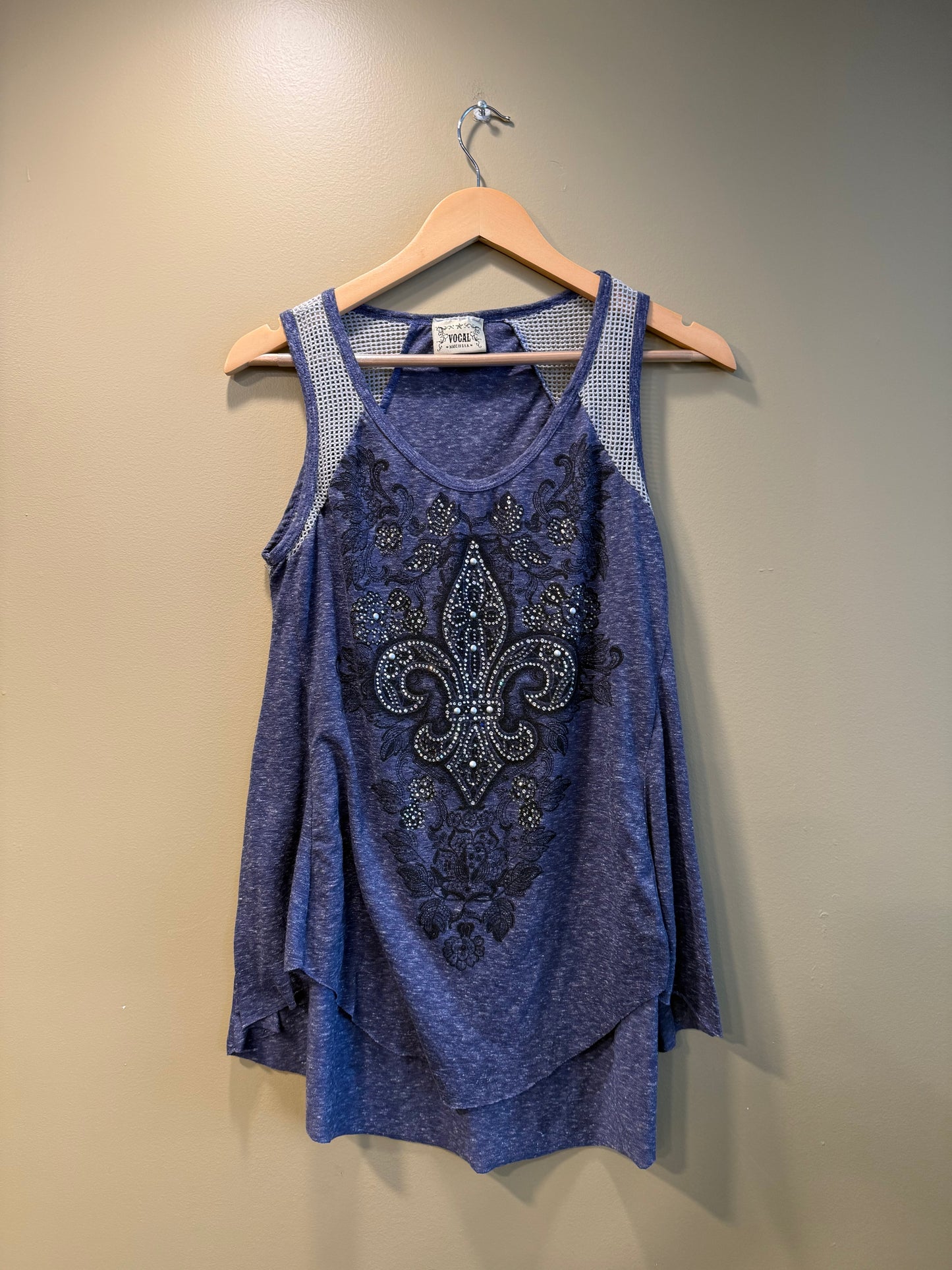 Vintage Y2K Vocal Western Tank Top- L