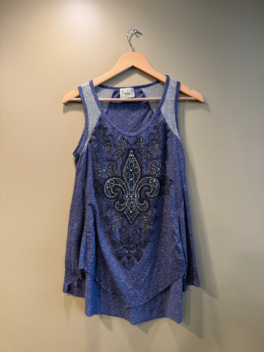 Vintage Y2K Vocal Western Tank Top- L