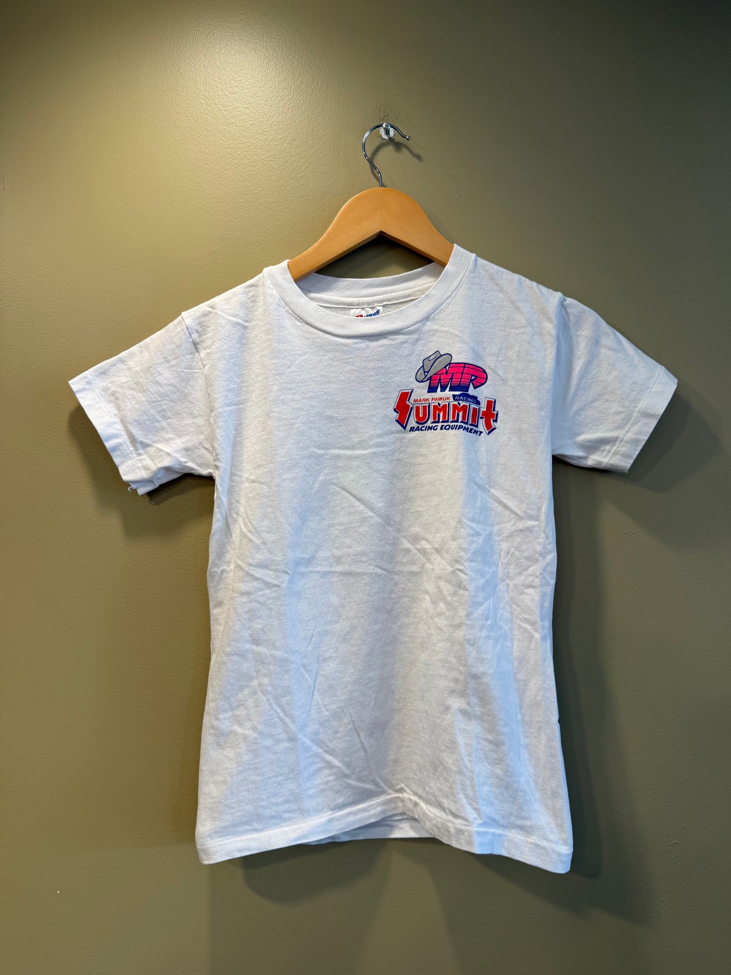 Vintage Mark Pawuk Cowboy Racing Baby Tee T-Shirt- S