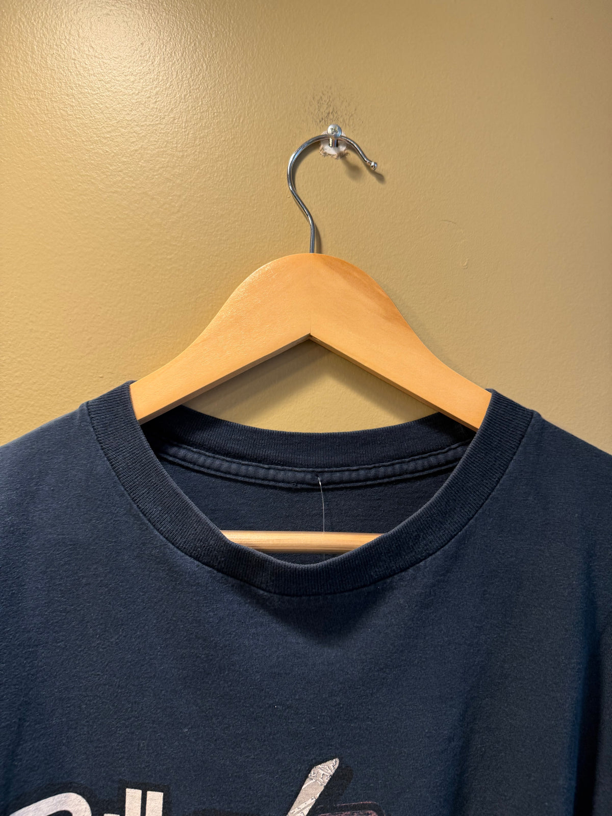 Vintage Billabong Navy Blue Script Font T-Shirt- XL