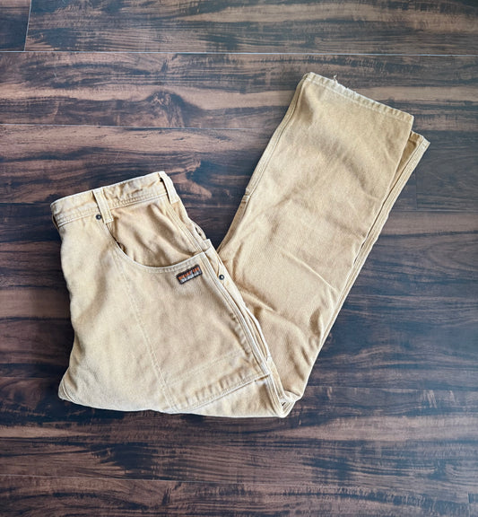Vintage Patagonia Tan Duck Canvas Workwear Pants- 33x30