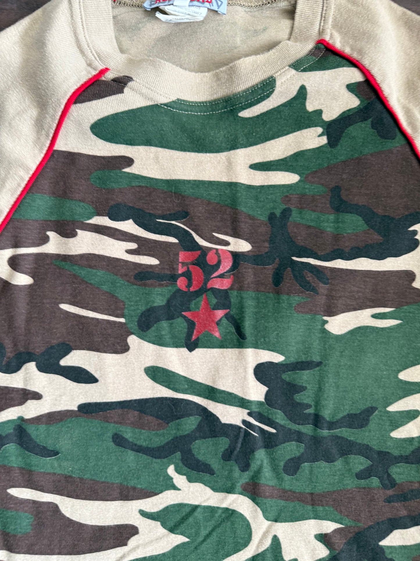 Vintage Y2K Women’s RedSquad Camouflage T-Shirt- M