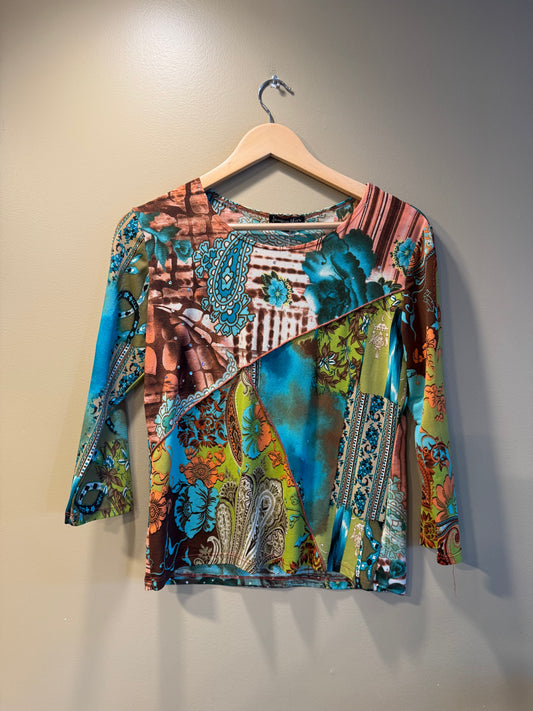 Vintage Y2K Jessica Max Long Sleeve Top- M