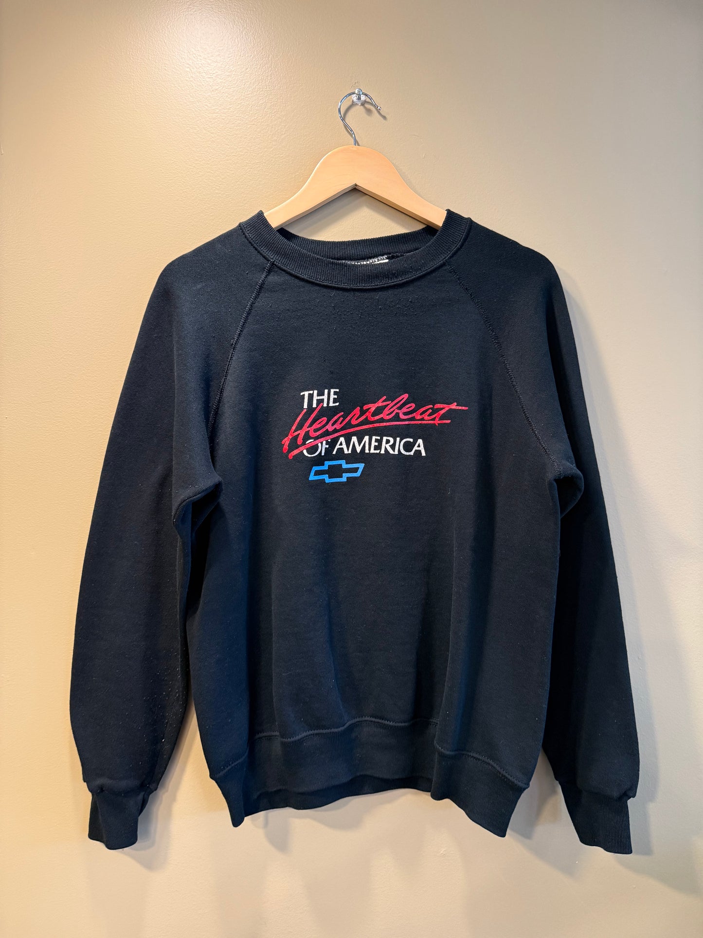 Vintage Chevrolet Heartbeat of America Crewneck Sweatshirt- L