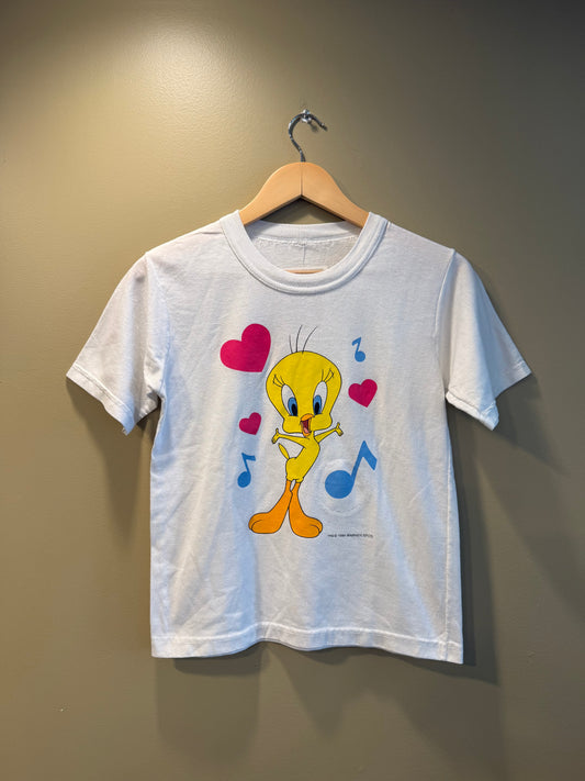 Vintage Tweety Bird Looney Tunes Baby Tee T-Shirt- S